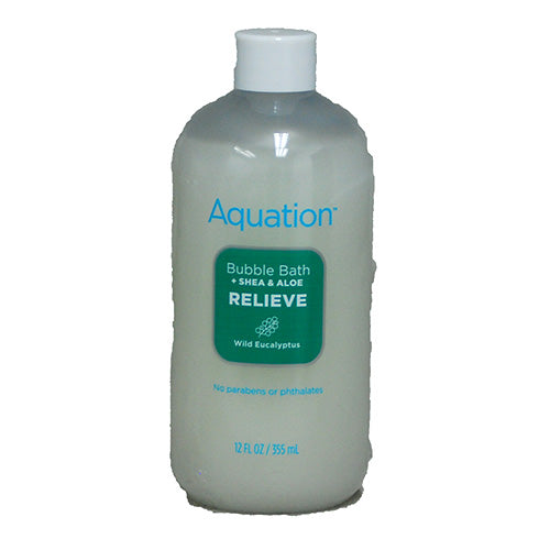 AQUATION BUBBLE BATH 12oz-RELIEVE/EUCALYPTUS