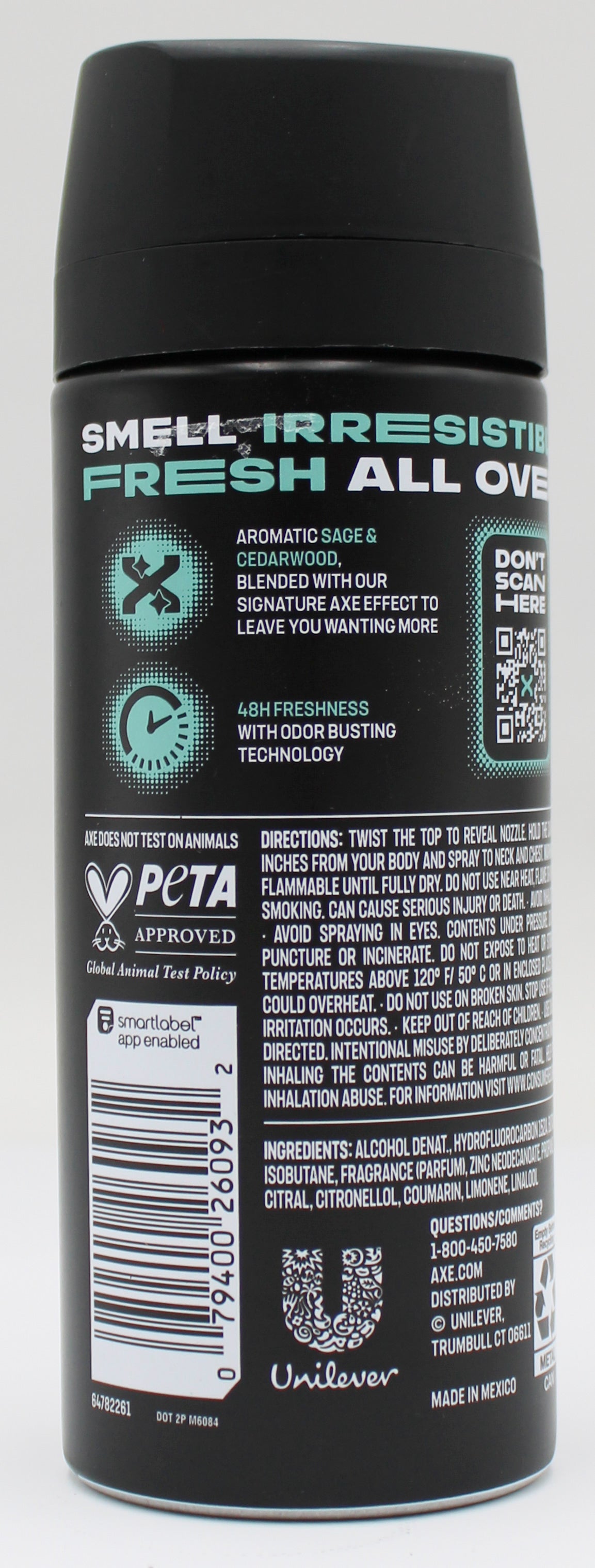 AXE BODY SPRAY APOLLO 4oz