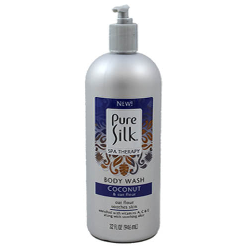 PURE SILK BODYWASH 32oz-COCONUT OAT