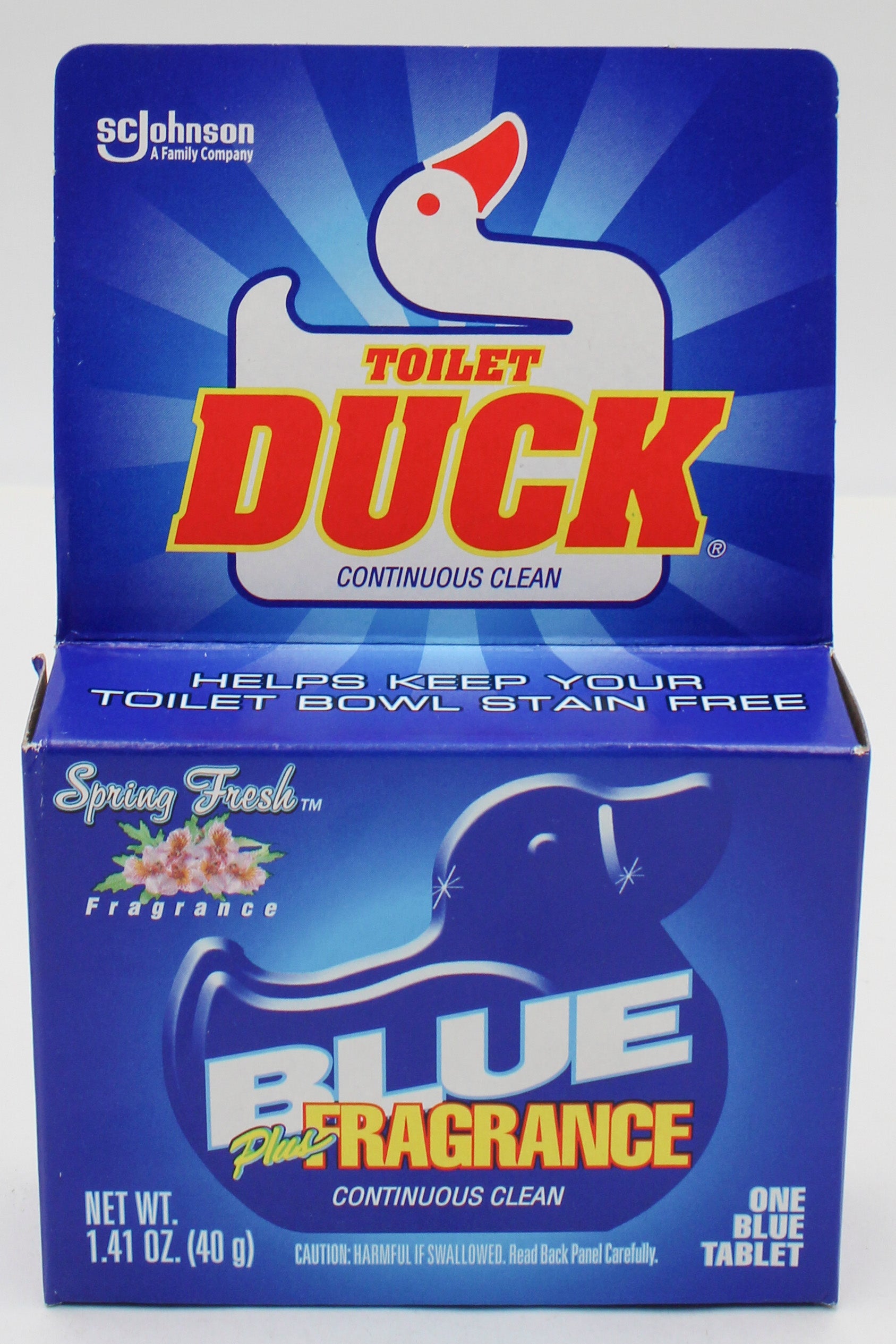SP TOILET DUCK AUTOMATIC BOWL CLEANER TABLET - SPRING FRESH 1.41oz