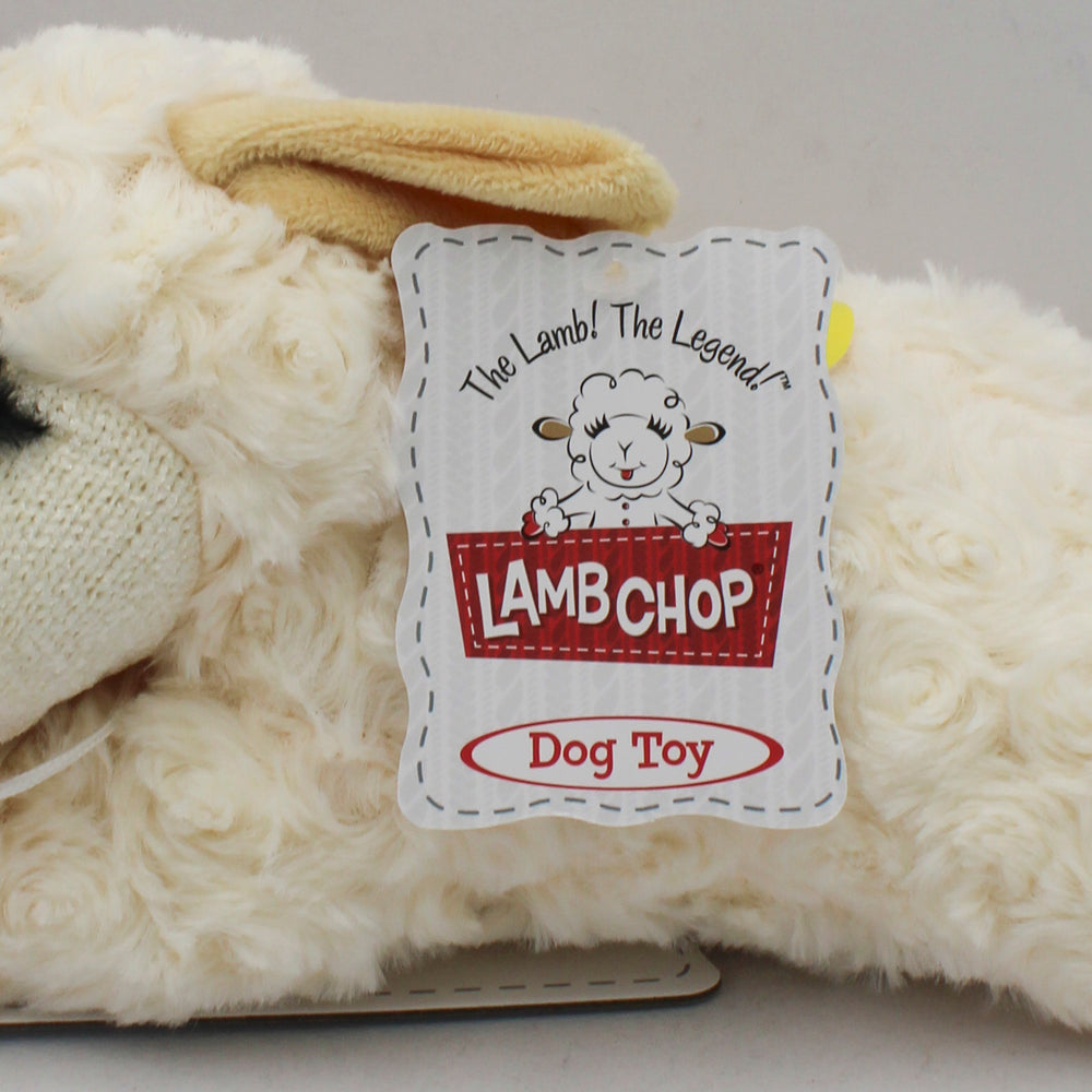 MULTIPET PLUSH LAMBCHOP  DOG TOY - 10.5"