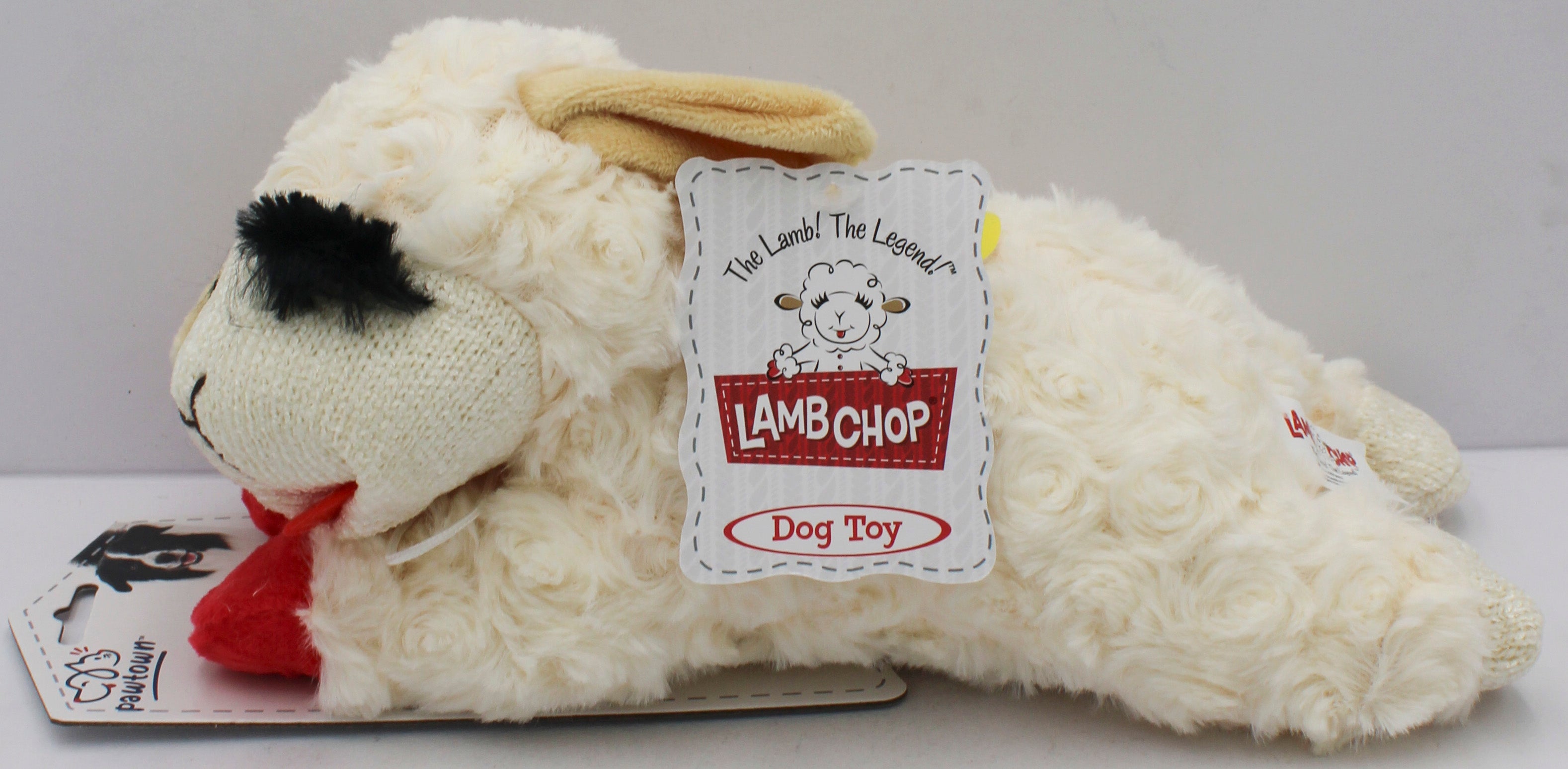 MULTIPET PLUSH LAMBCHOP  DOG TOY - 10.5"