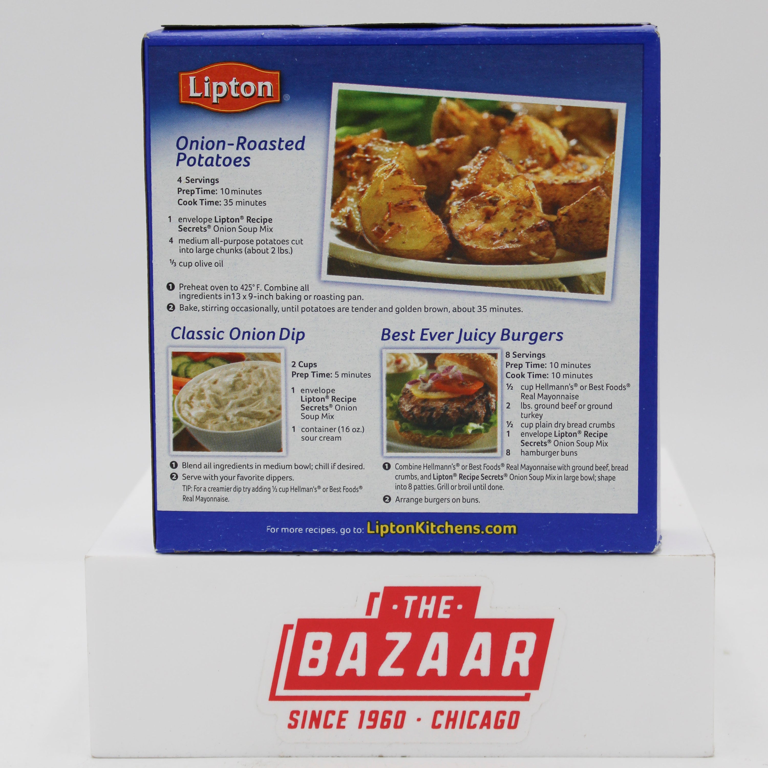 LIPTON RECIPE ONION SOUP & DIP MIX 2oz FLOORSTAND 4/1/2026