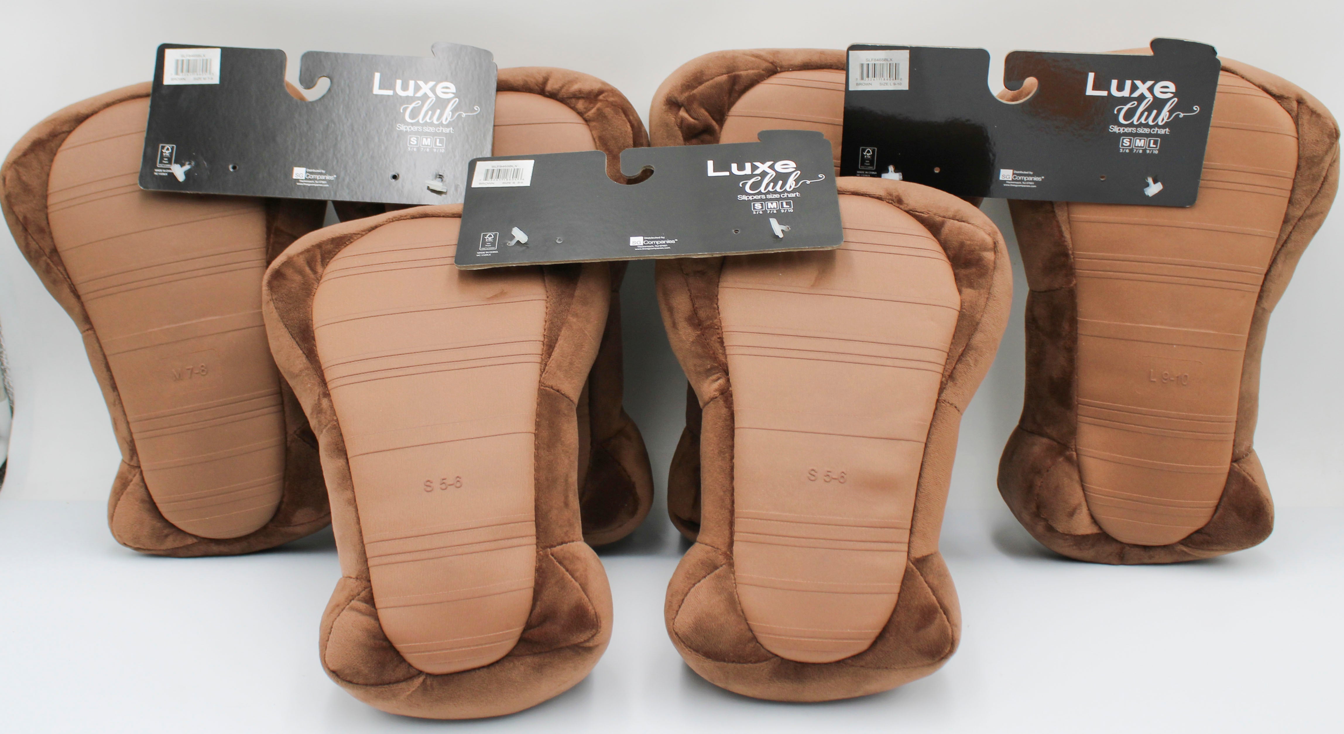 ESPRESSO MARTINI SLIPPERS -  ASST SIZES S-L  2-6-4