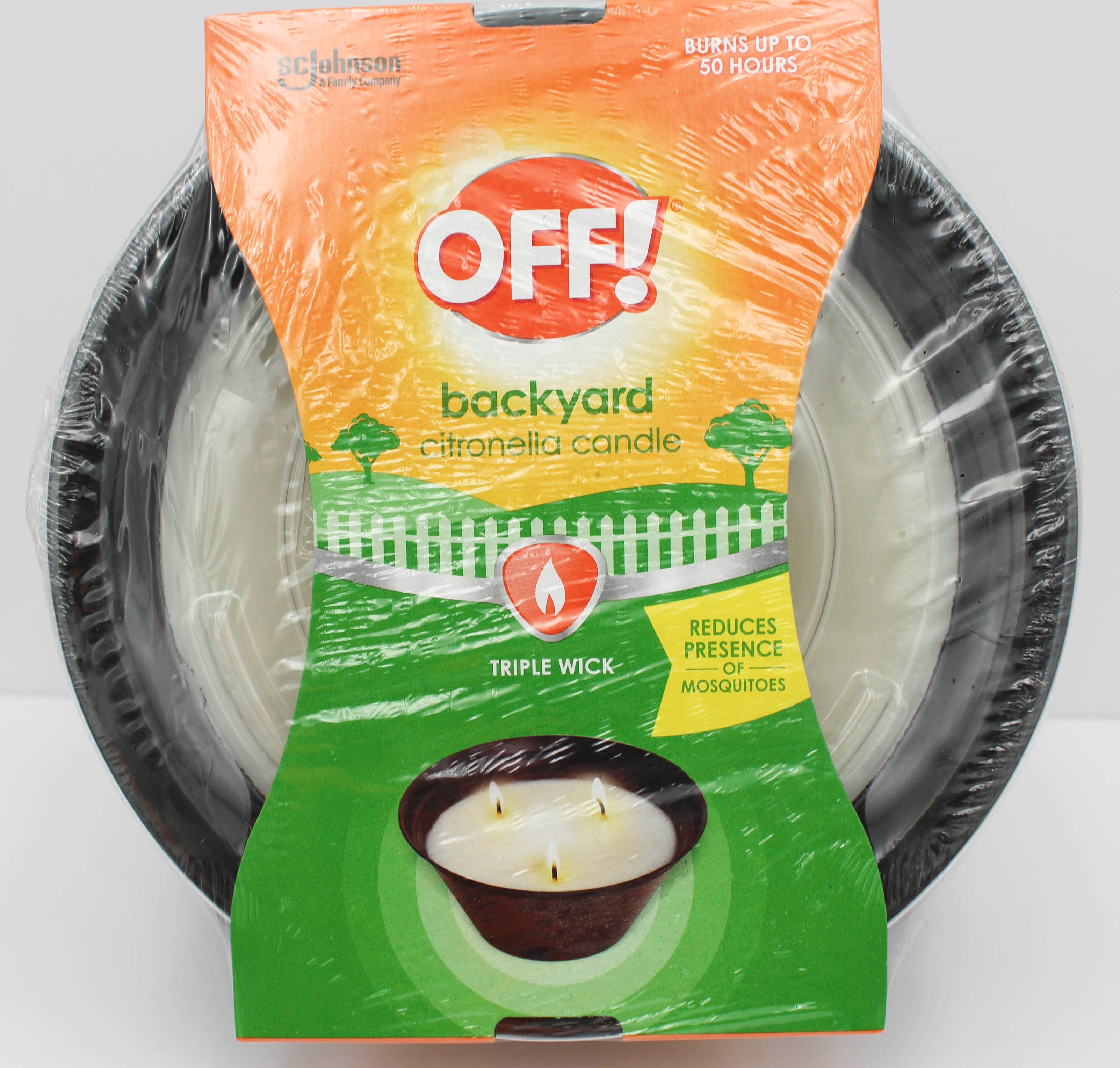 SP OFF CITRONELLA CANDLE BACKYARD 2CT