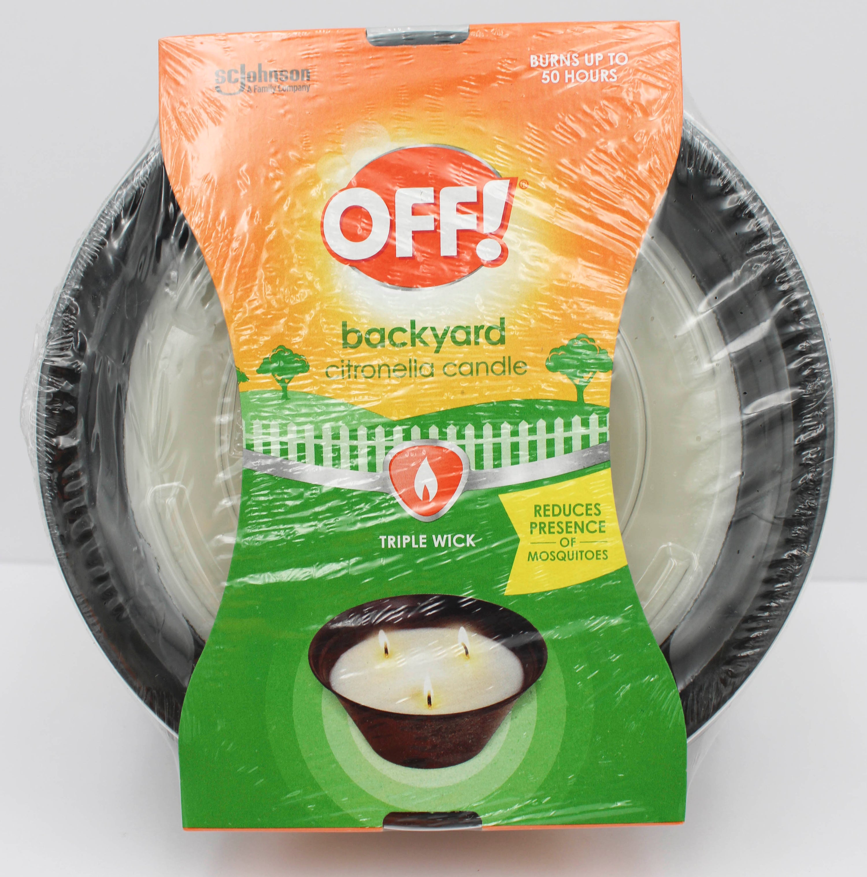 SP OFF CITRONELLA CANDLE BACKYARD 2CT