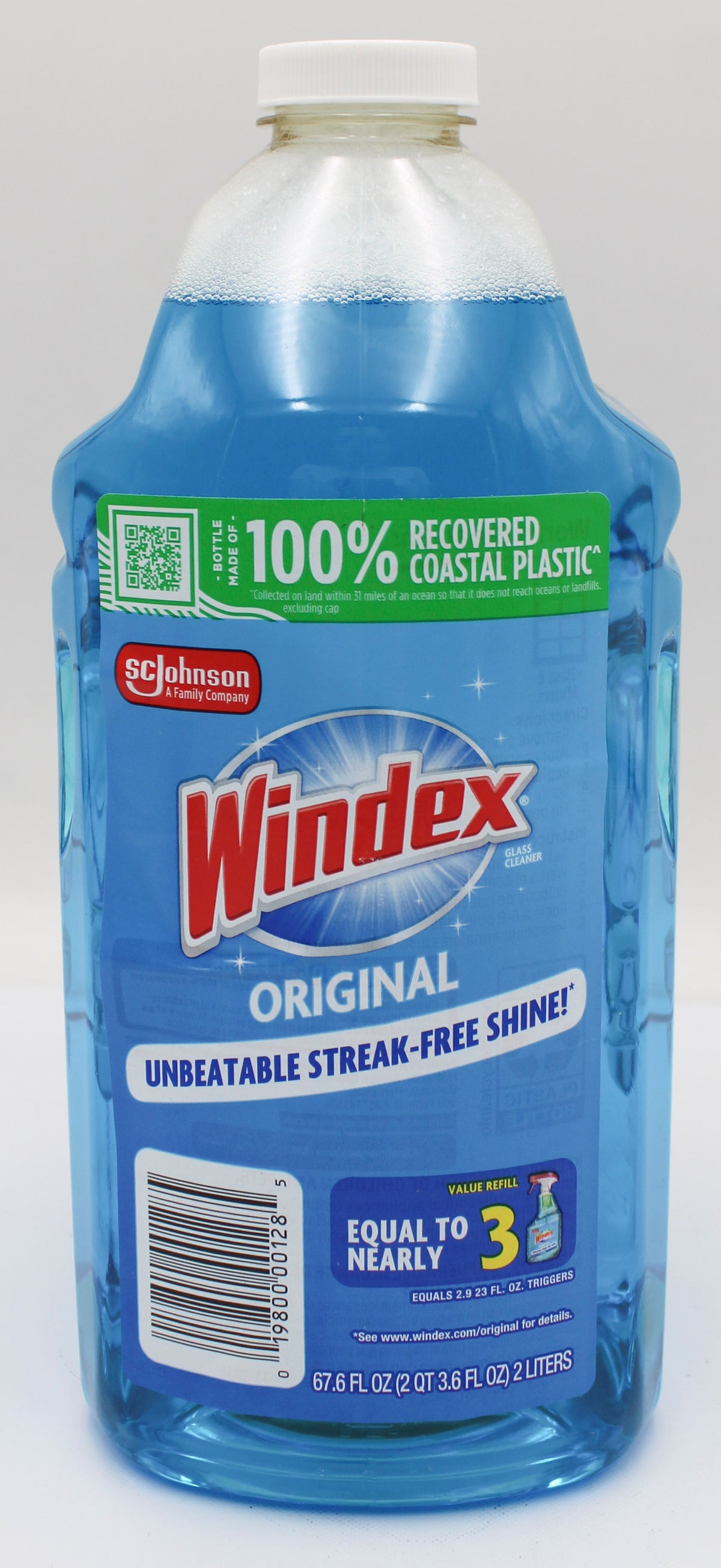 WINDEX ORIGINAL BLUE REFILL 67.6oz/2L NI