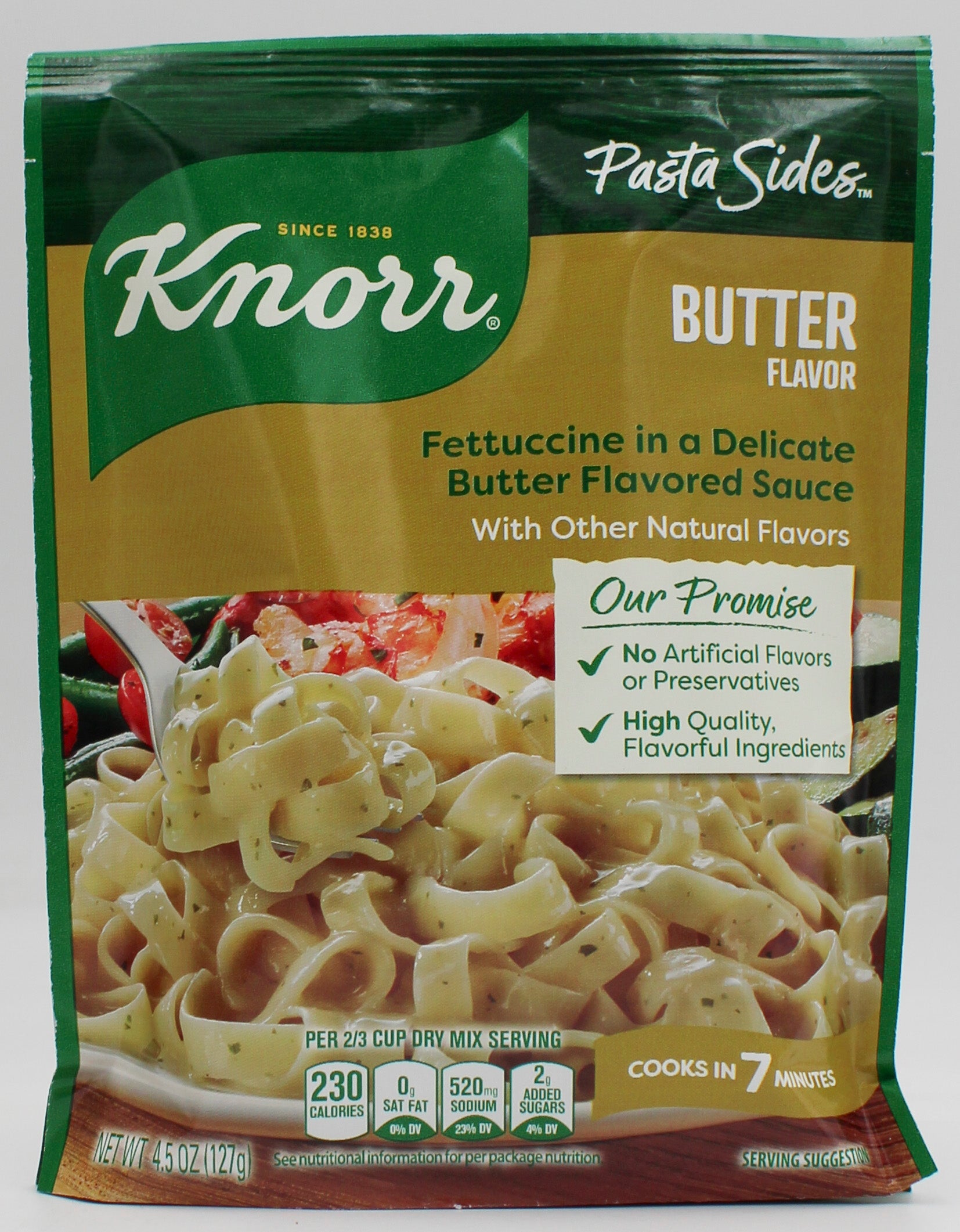 KNORR SIDES CREAMY BUTTER FETTUCCINE 4.5oz EXP 6/8/26