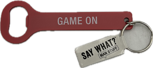 GAME ON KEYCHAIN BOTTLE OPENER