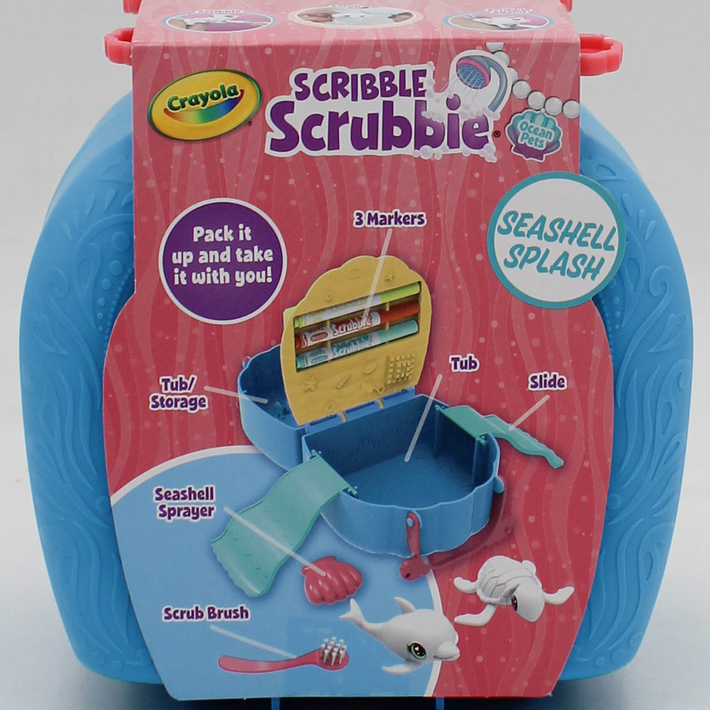 CRAYOLA SCRIBBLE SCRUBBIE OCEAN PETS 10PC SET NI