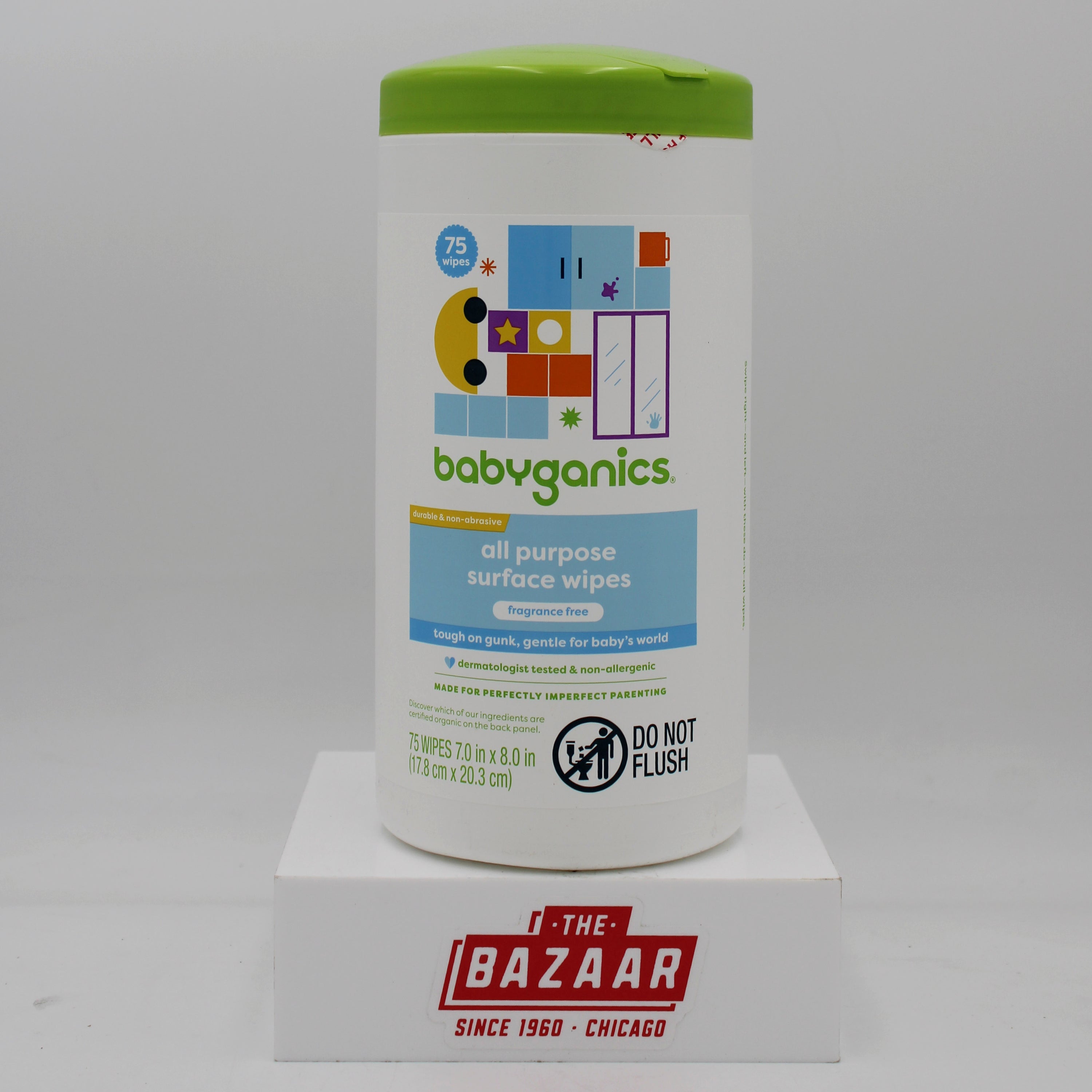 BABYGANICS ALL PURPOSE SURFACE WIPES 75ct