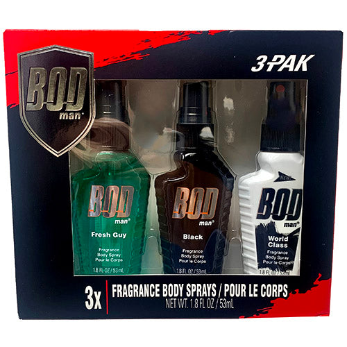 BOD MAN BODY SPRAY 1.8oz/3PK($4.98)