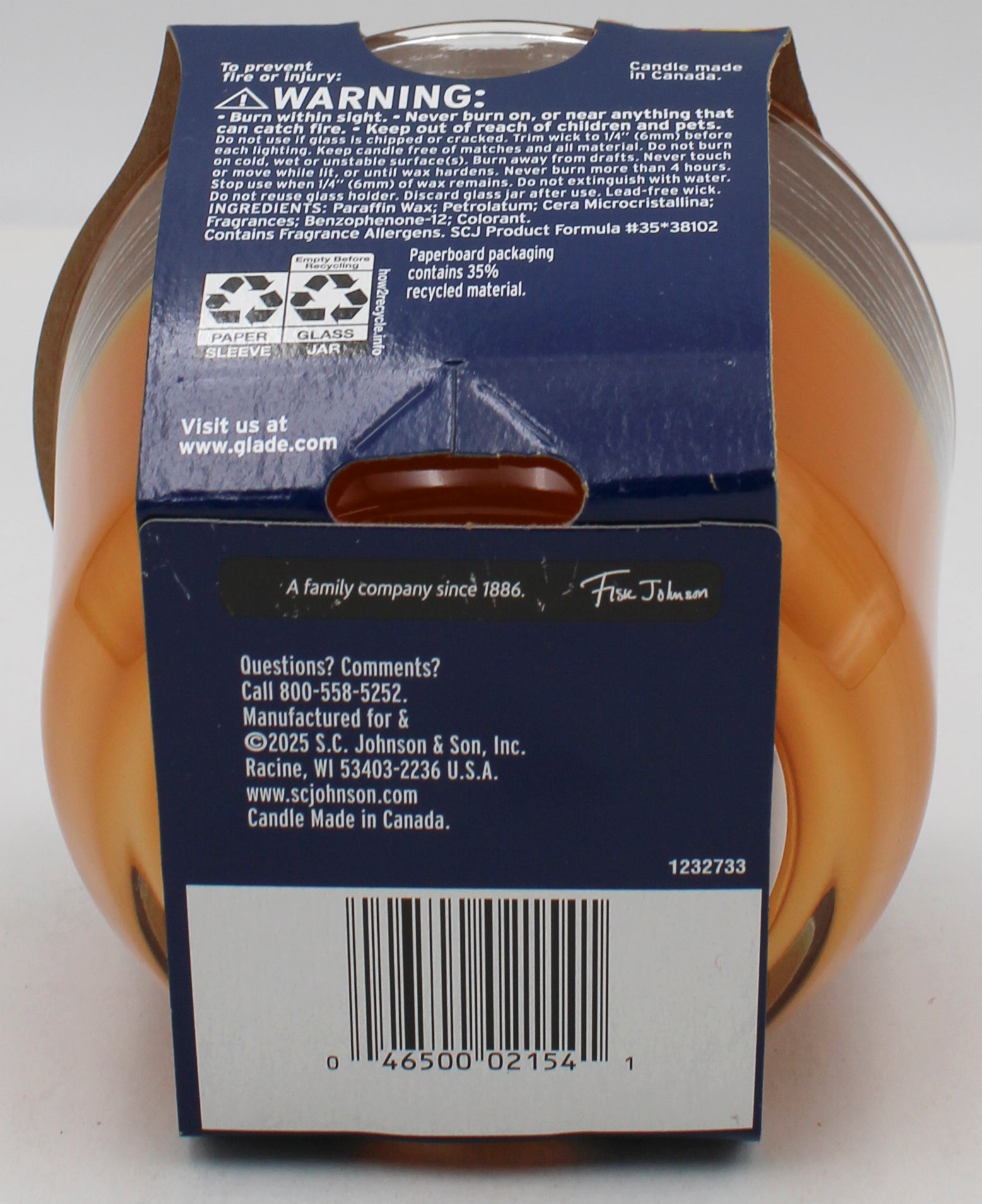 SP GLADE CANDLE 6.8oz HAWAIIAN BREEZE