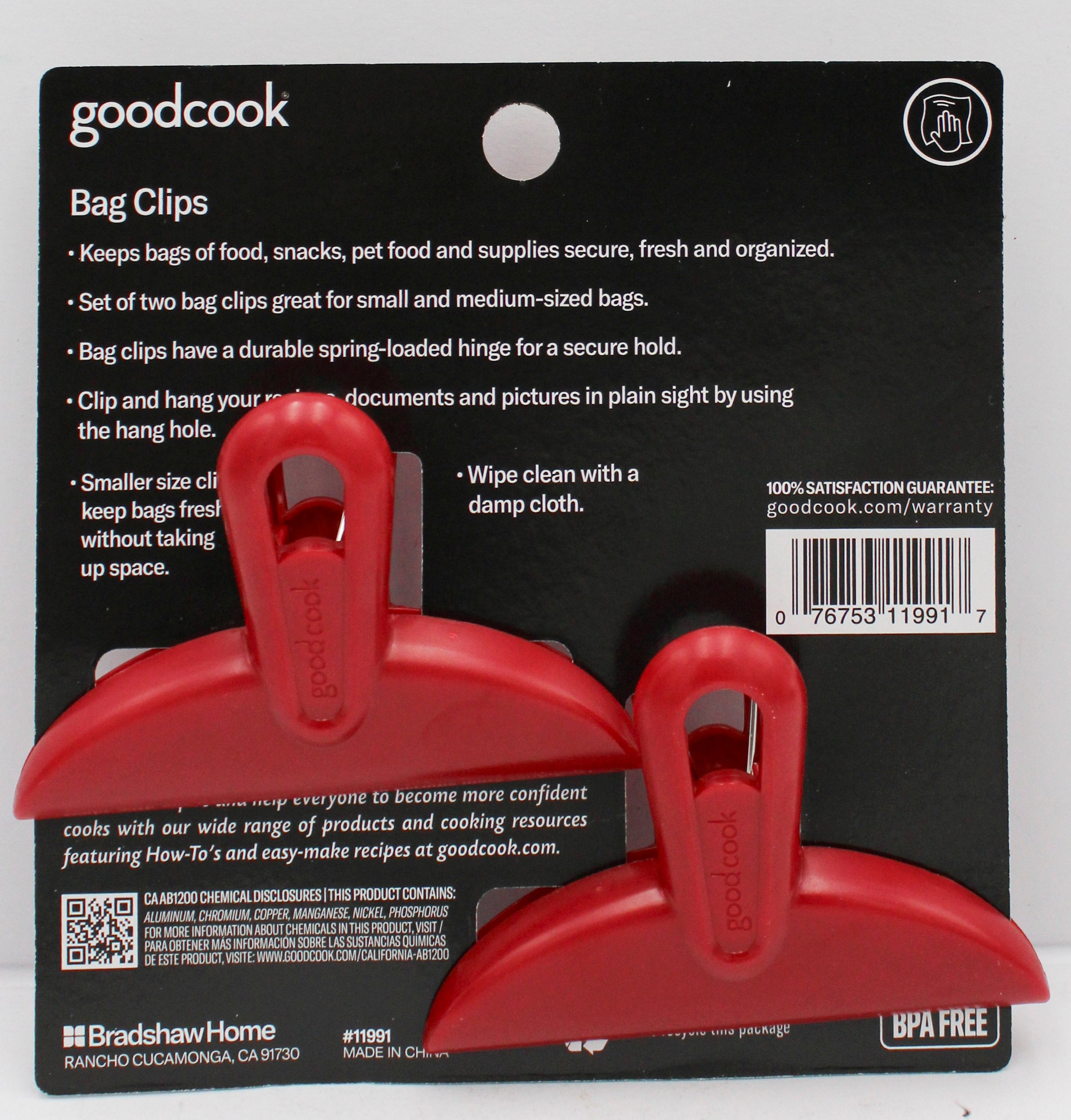 GOOD COOK 2PC CHIP CLIP