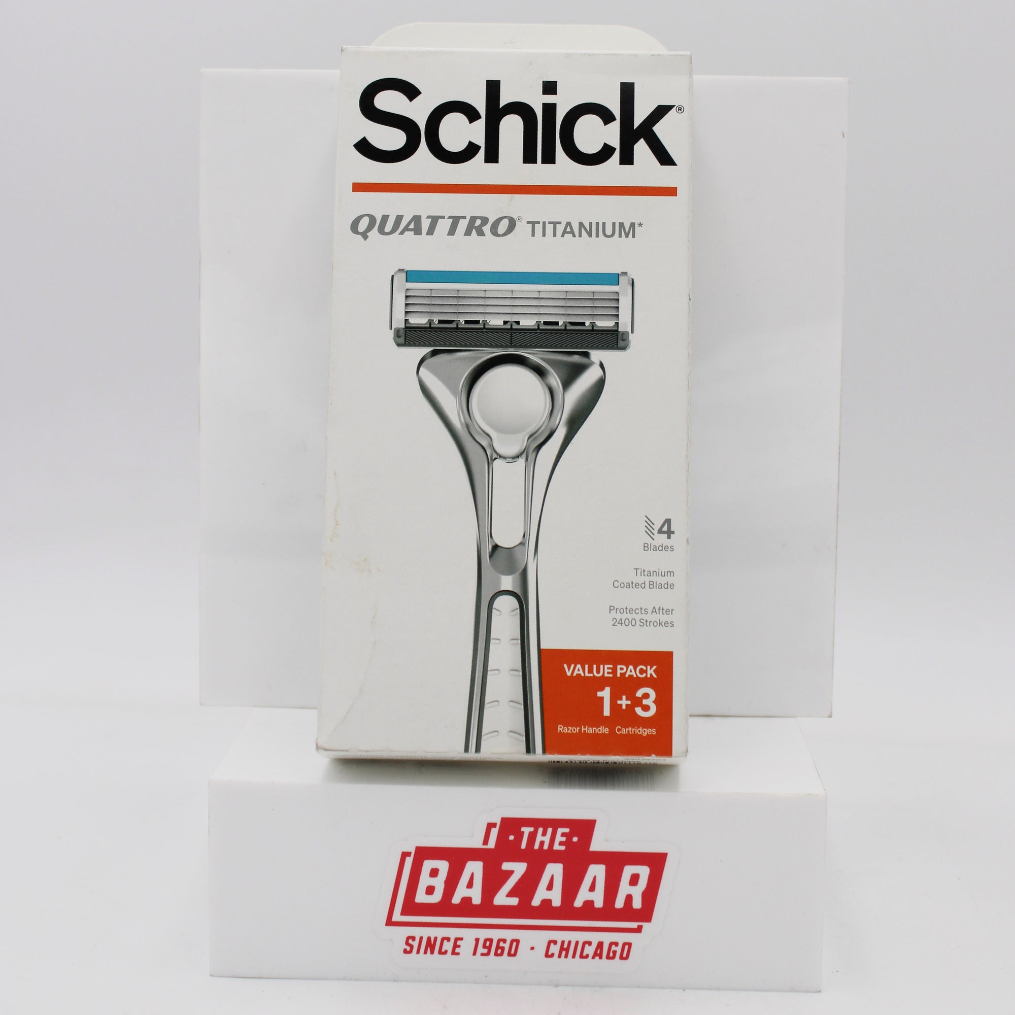 SP SCHICK QUATTRO TITANIUM VALUE PCK 1+3 RAZOR NI