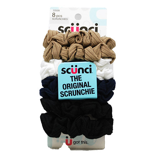 SCUNCI SCRUNCHIES 8CT ORIG-ASST/NI
