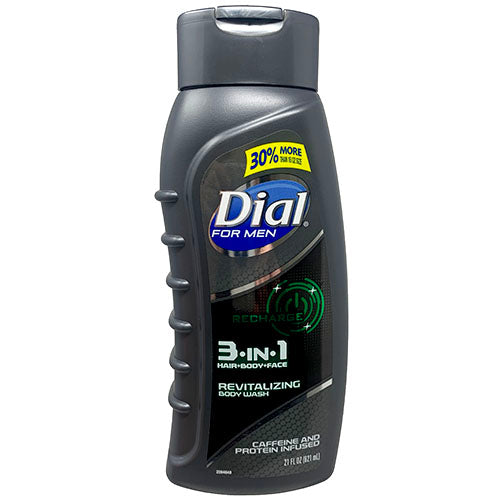 DIAL MEN BODY WSH 21oz 3-N-1/RCHRGE