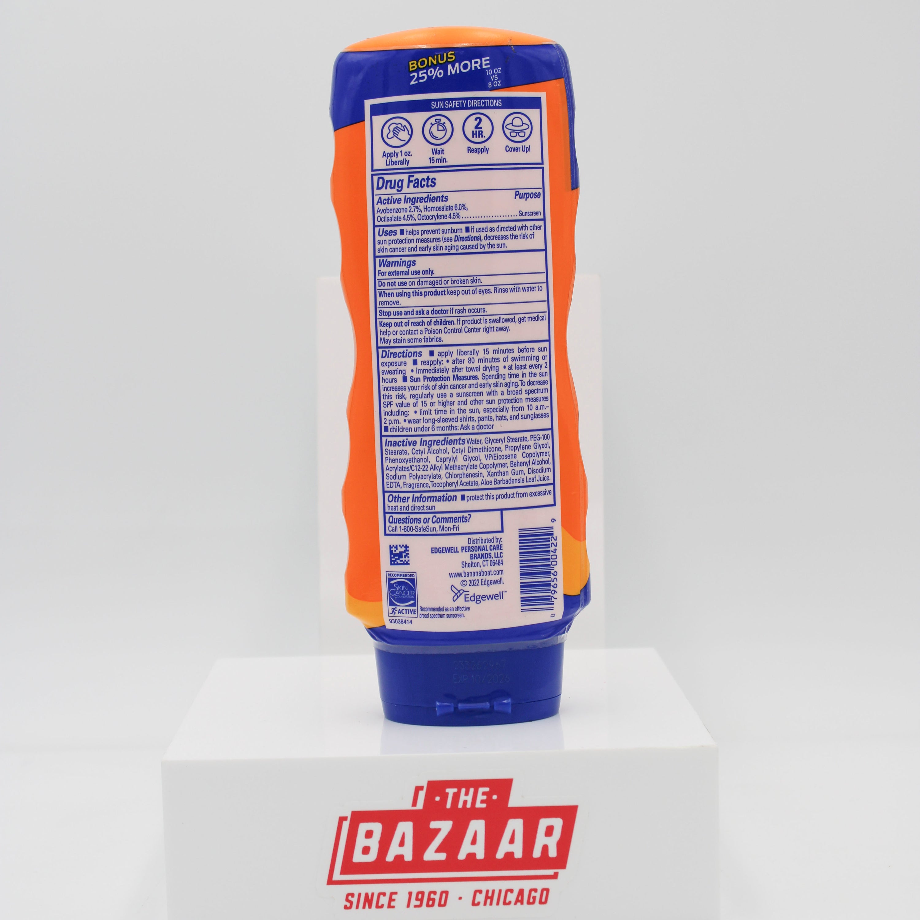 SP BANANA BOAT SPORT SPF30 10oz 25%MORE (EXP:2026) NI