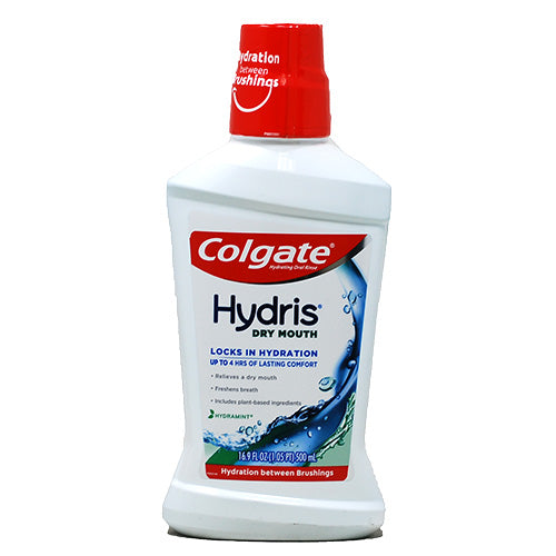 COLGATE HYDRIS DRY MOUTH RINSE 16.9oz(1/23)NI – The Bazaar Inc