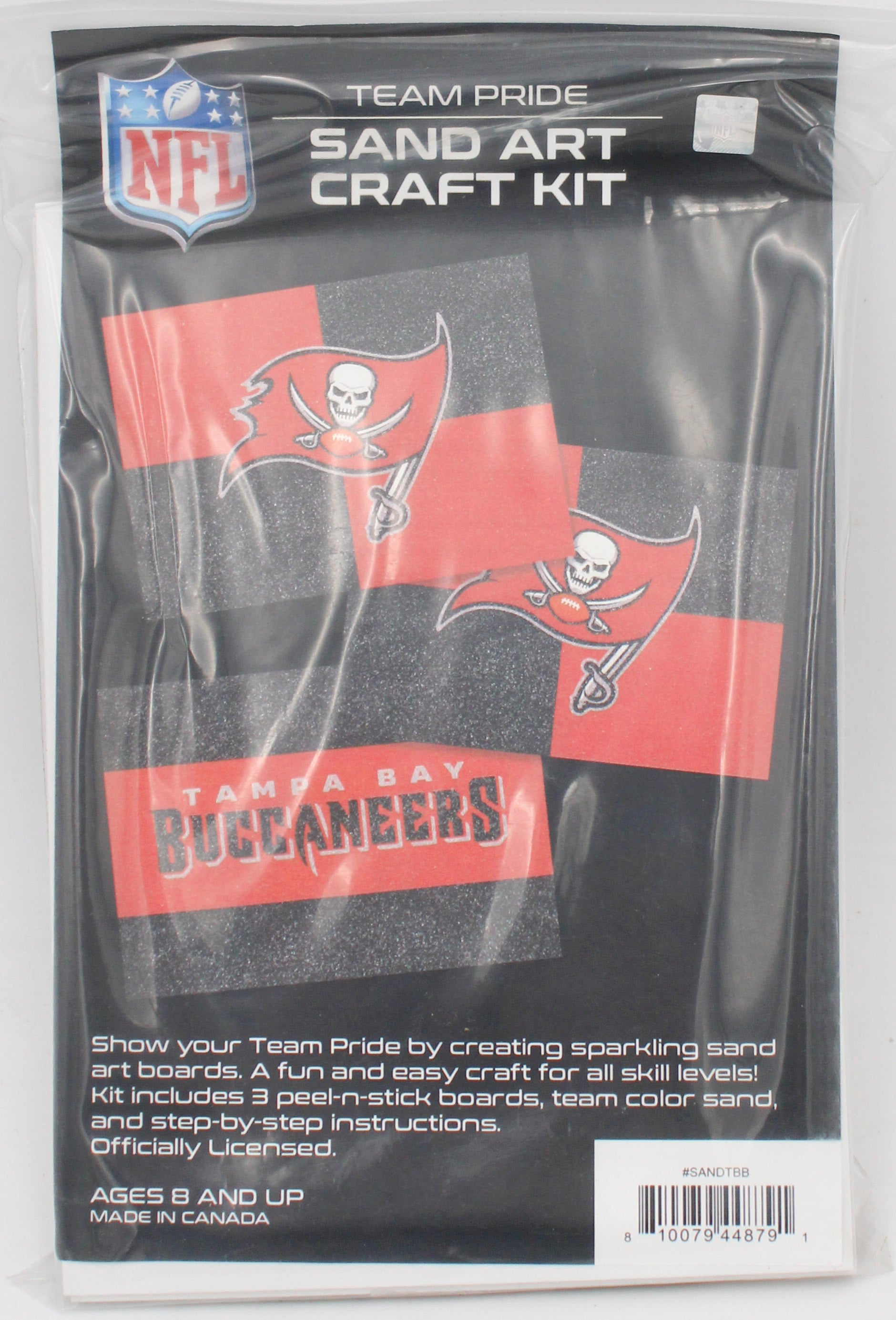 NFL TAMPA BAY BUCCANEERS SAND ART CRAFT KIT