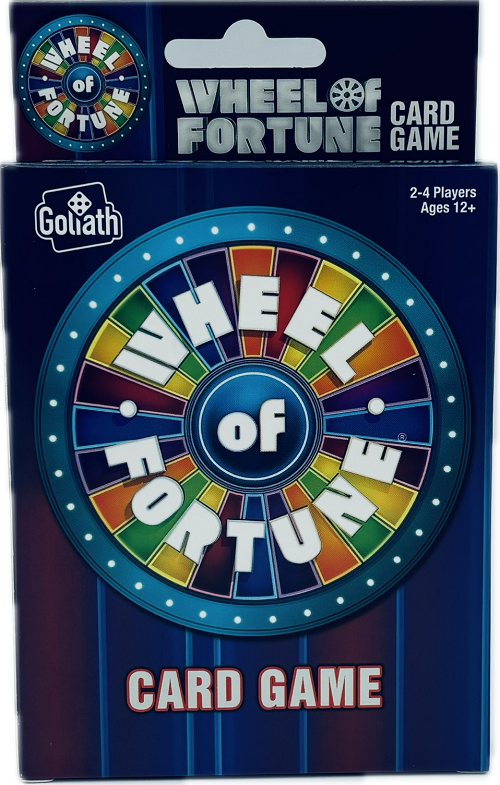 GOLIATH WHEEL OF FORTUNE CARD GAME 2-4 PLAYERS AGES 12+   NI