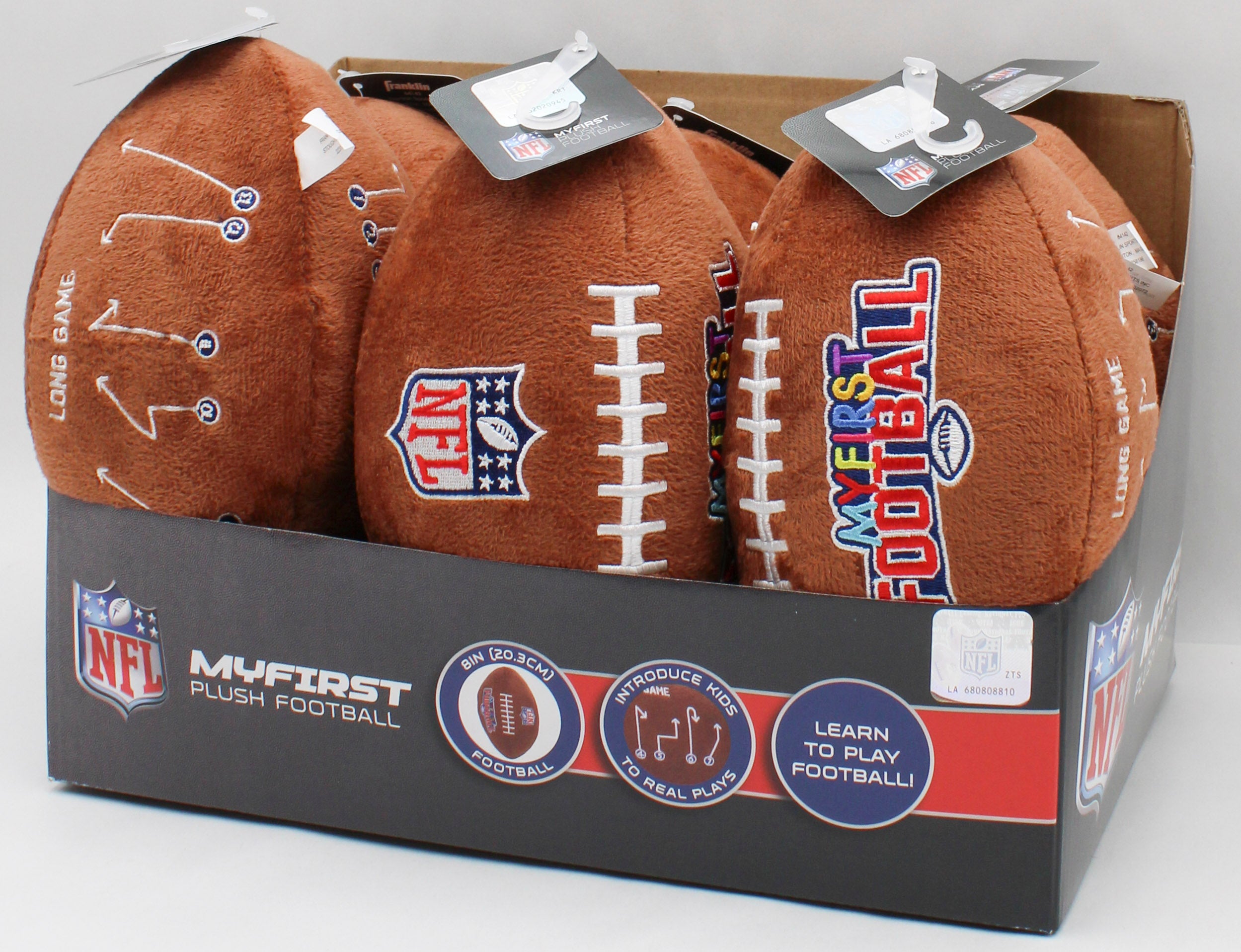 NFL FRANKLIN MY FIRST FOOTBALL STUFFED PLUSH 12"