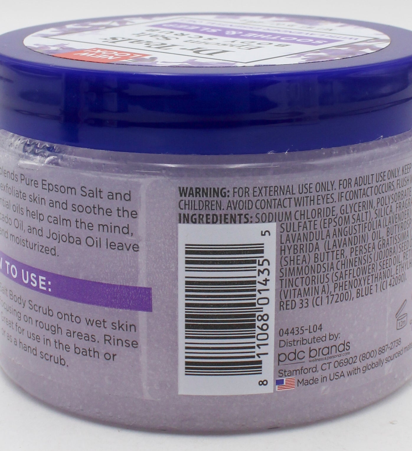 SP DR.TEAL'S EPSOM SALT BODY SCRUB 16oz LAVENDER NI