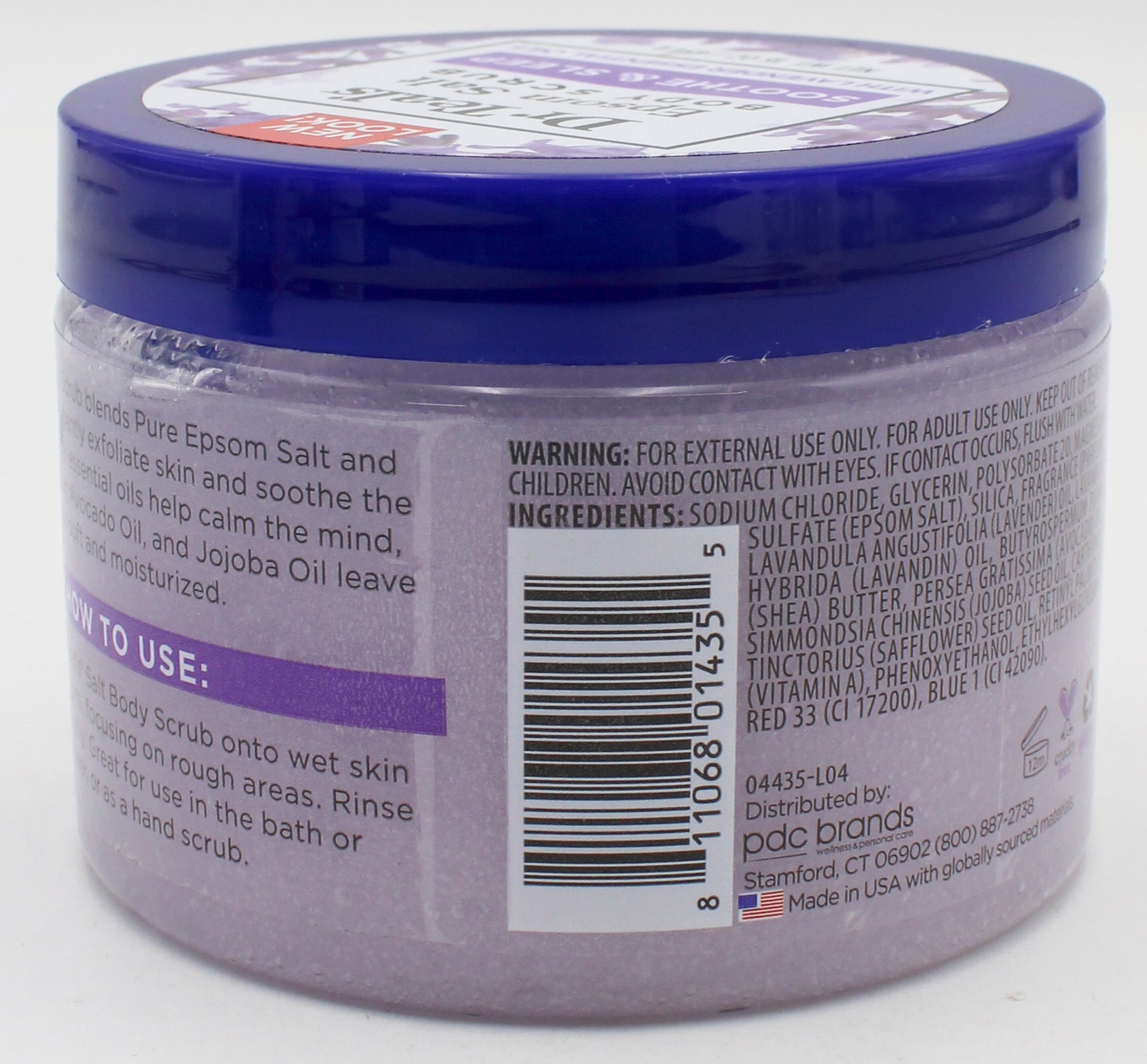 SP DR.TEAL'S EPSOM SALT BODY SCRUB 16oz LAVENDER NI