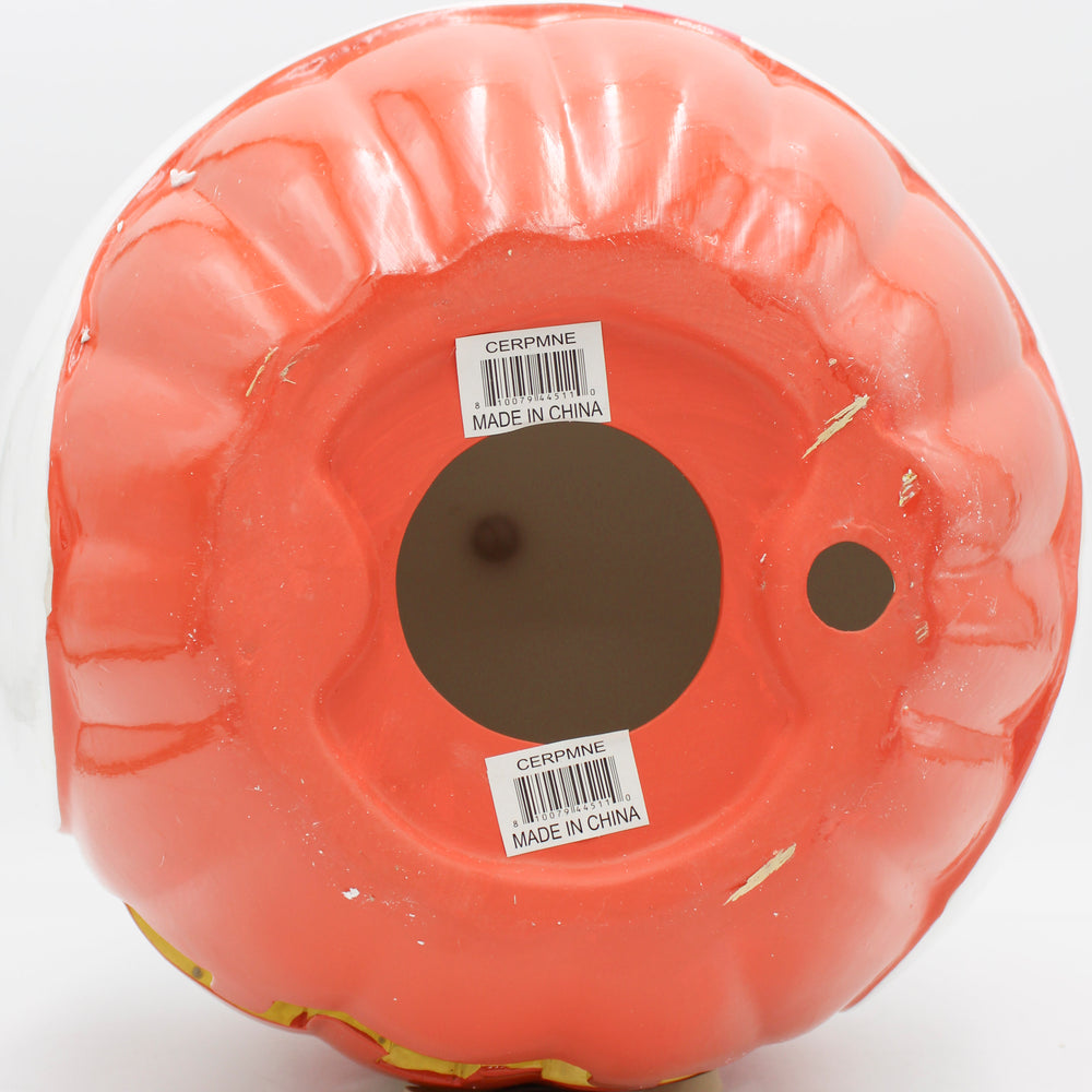 NEBRASKA HUSKERS CERAMIC PUMPKIN HELMET 10"