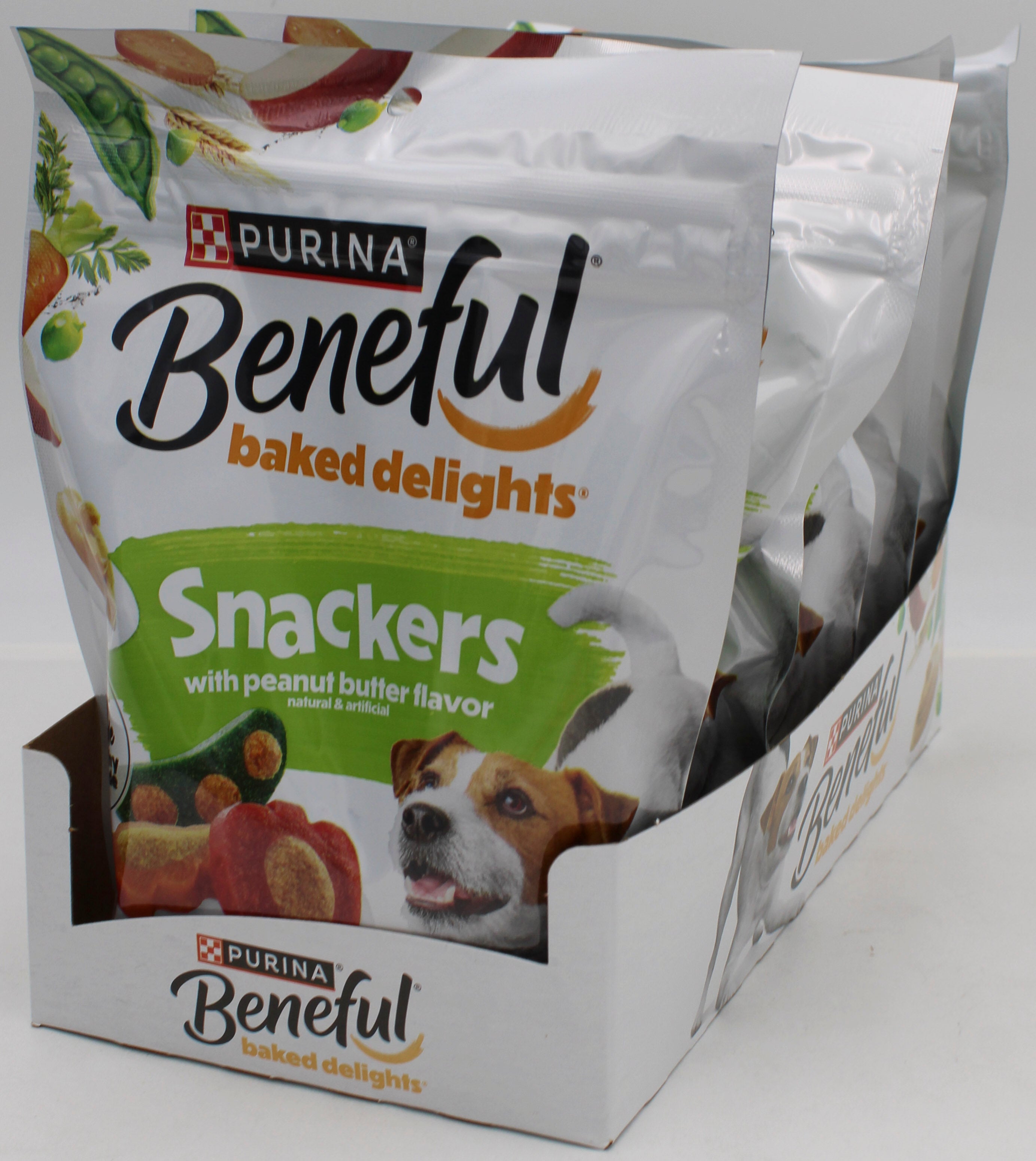 PURINA BENEFUL BAKED SNACKERS PEANUT BUTTER 9.5oz BB 9.30.26 NI