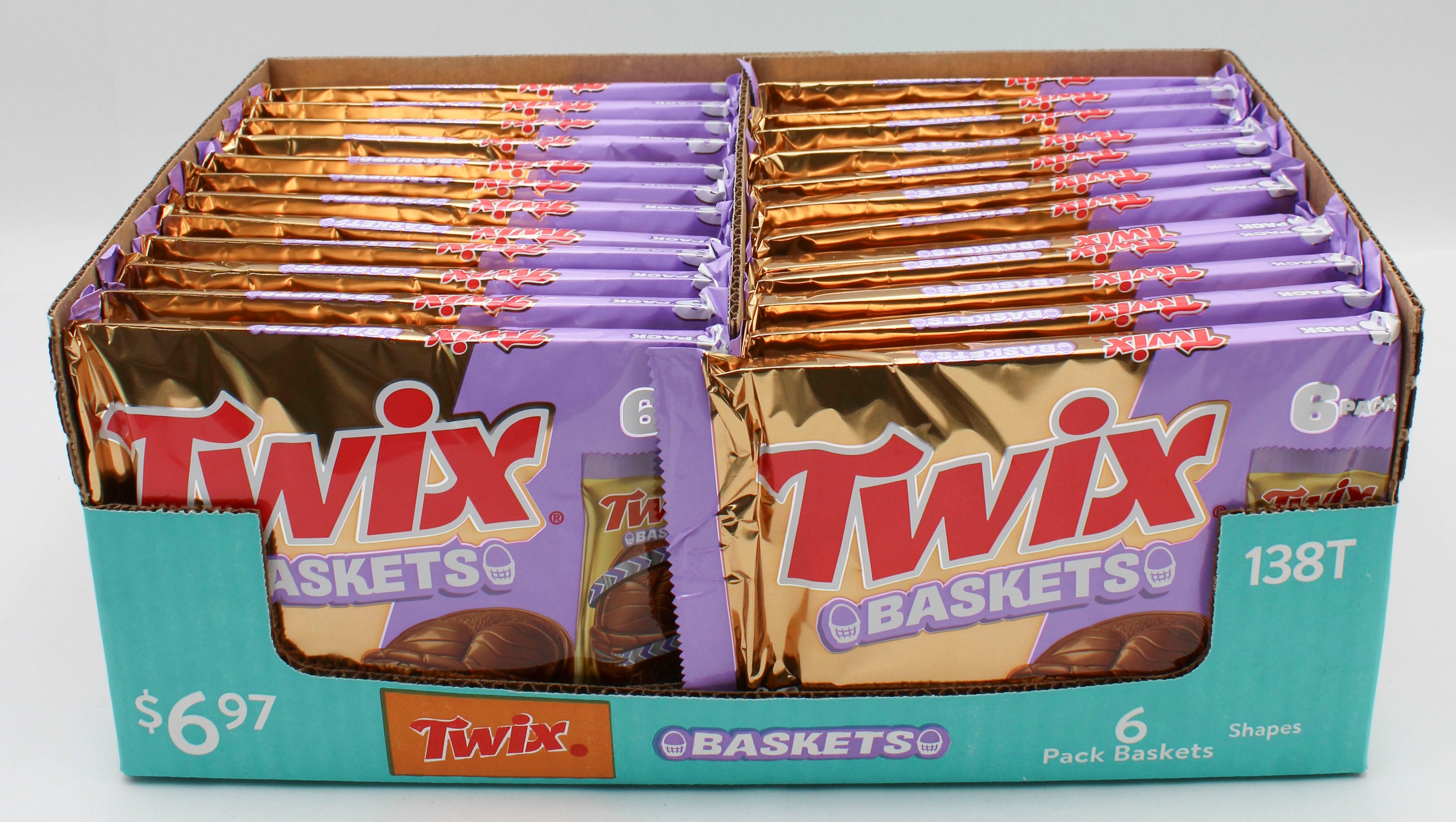 TWIX MILK CHOCOLATE CARAMEL BASKETS 6.36 Oz BB 1/31/27