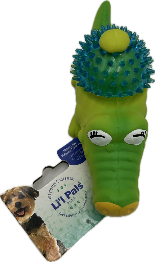 COASTAL PETS LIL PALS 8'' ALLIGATOR DOG TOY