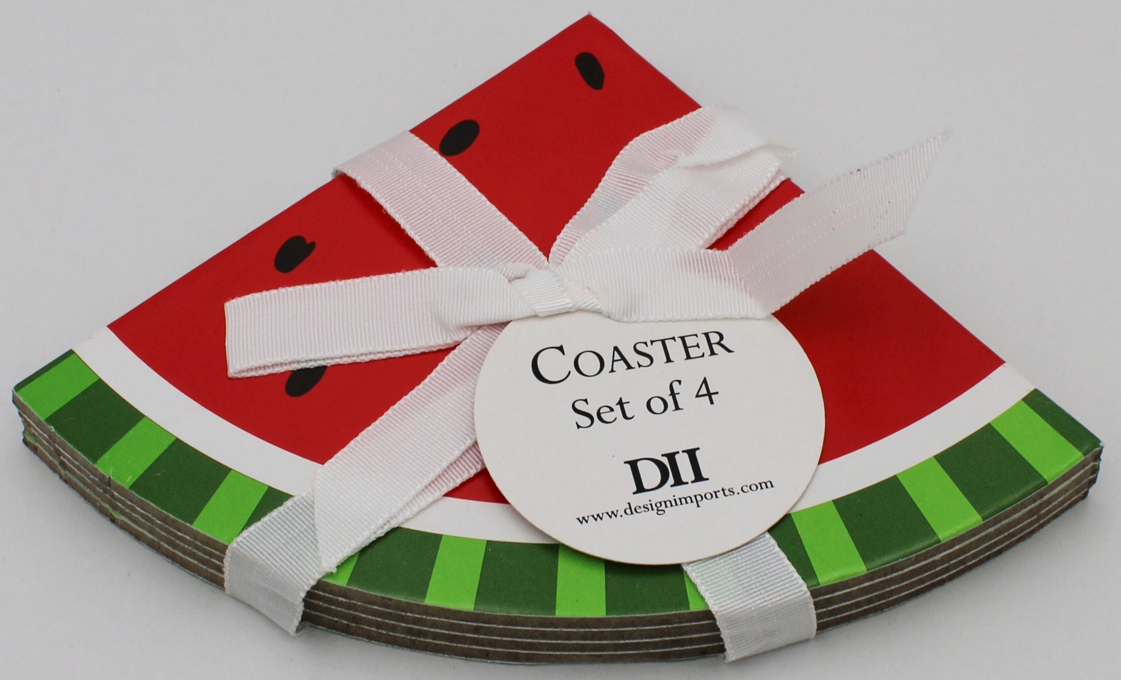 4CT COASTERS - WATERMELON SLICES