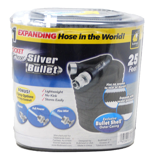 SP ASTV SILVER BULLET POCKET HOSE 25 FEET NI