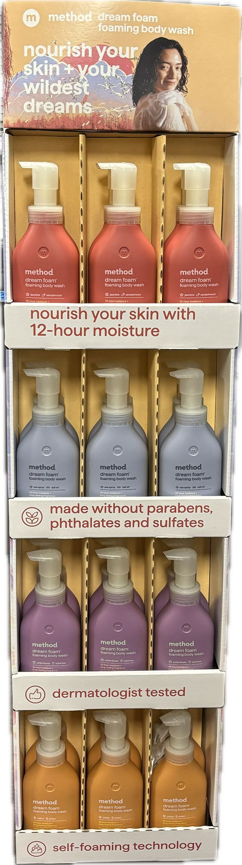 METHOD MIXED FOAMING BODY WASH SIDEKICK