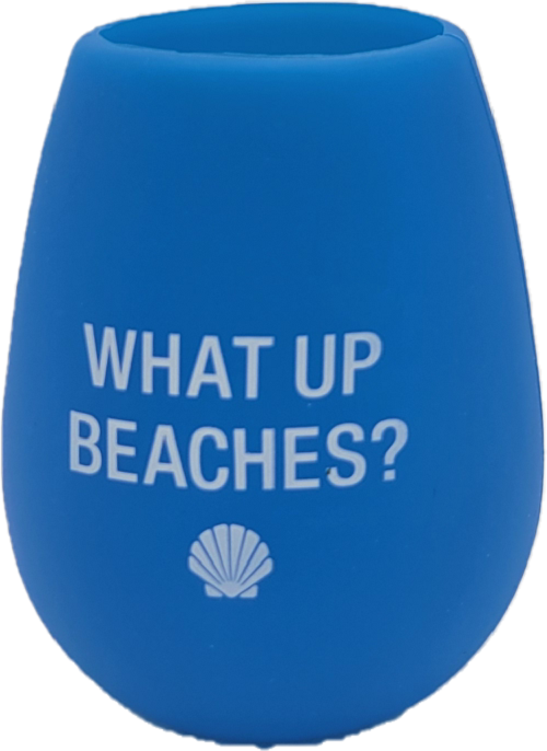 WHAT UP? SILICONE WINE CUP 12.5oz