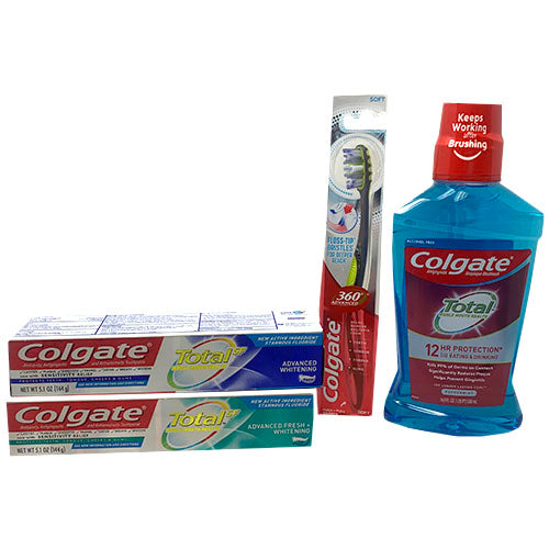 COLGATE T/PSTE/BRSH/MTHWSH AST DPLY(6/22)NI