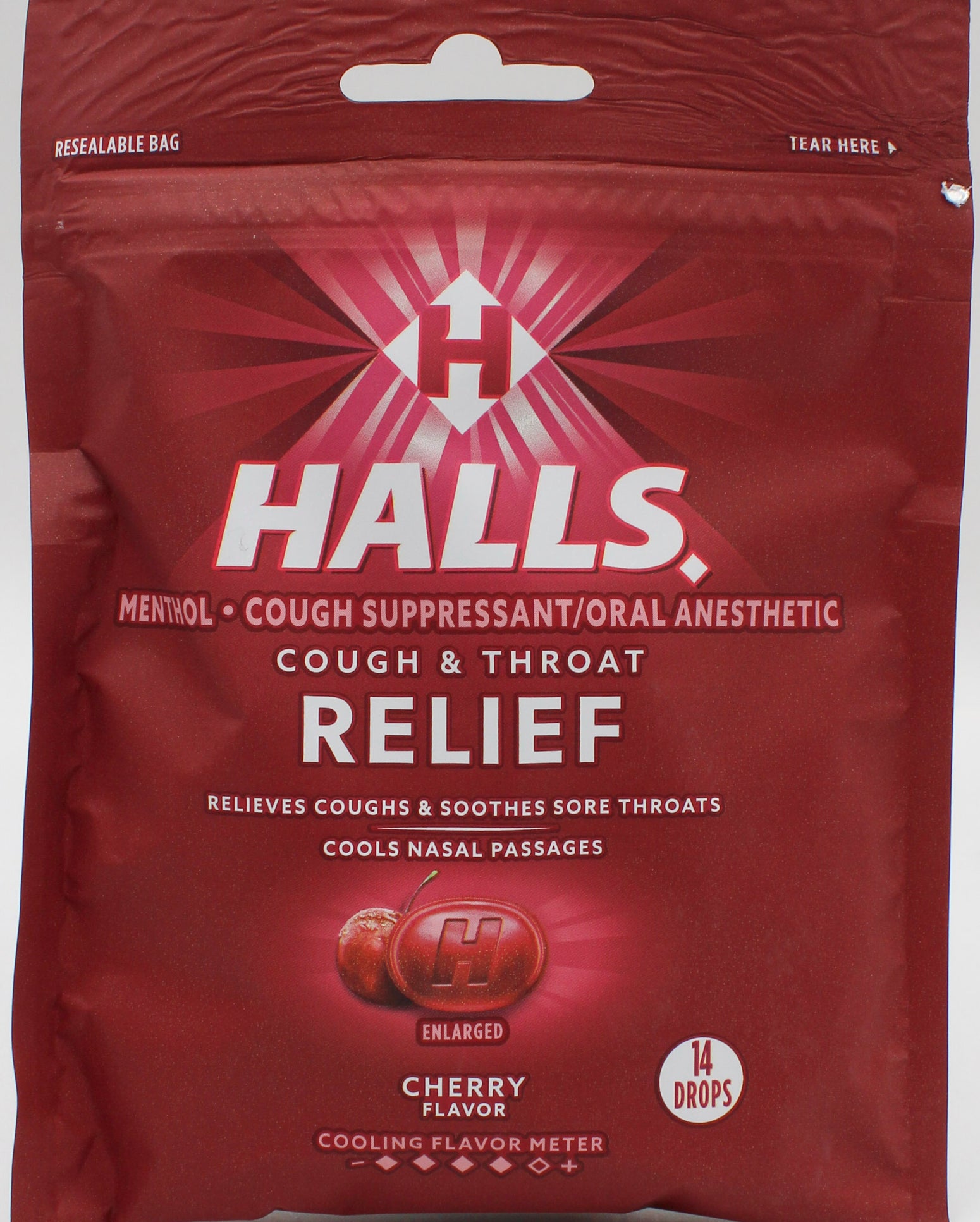 HALLS 14 PC CHERRY BAG BB 9/20/26 .