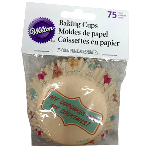 WILTON BAKING CUPS 75CT-BOOZY TREAT