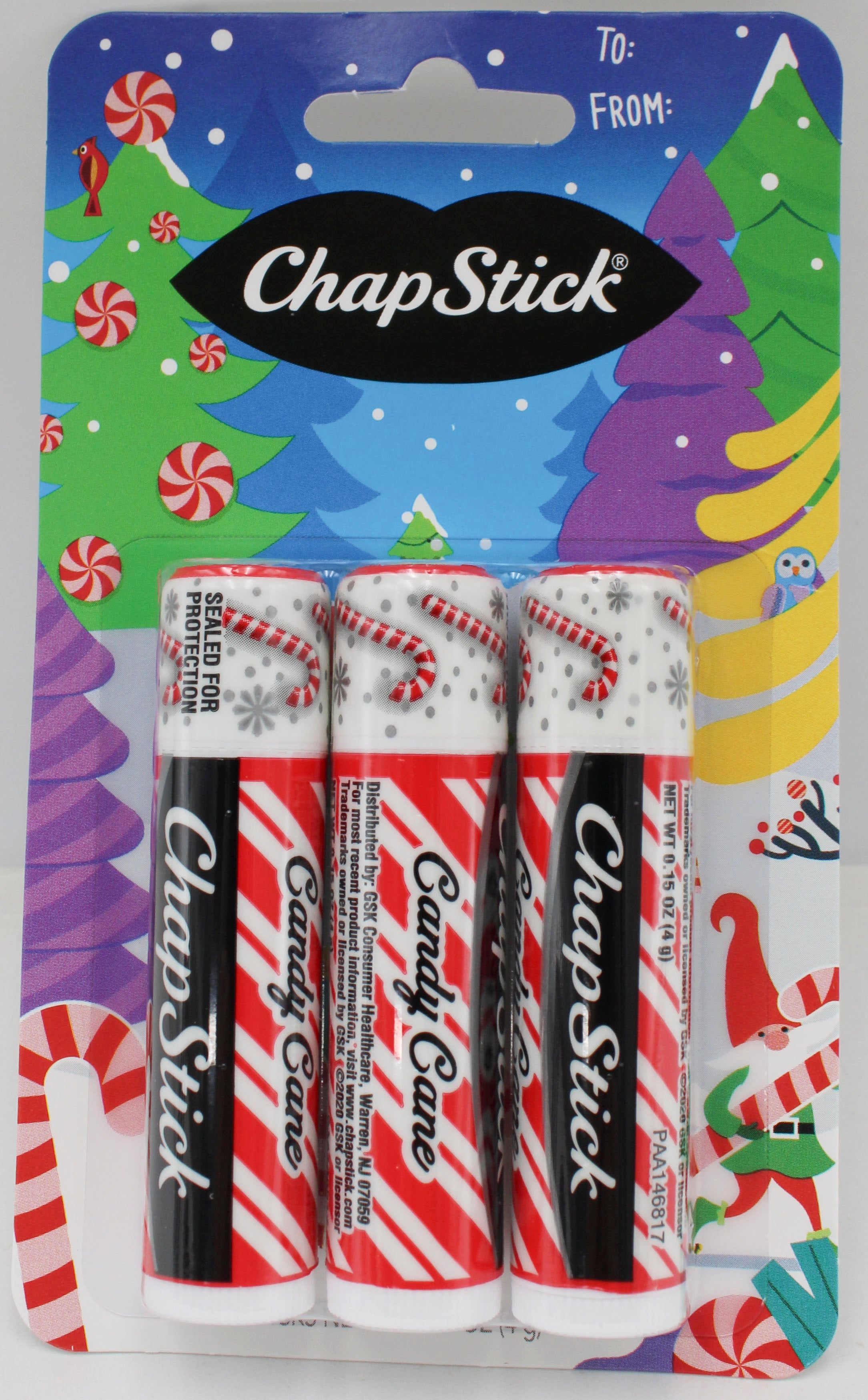 CHAPSTICK 3CT CANDYCANE .45oz exp 11/30/27