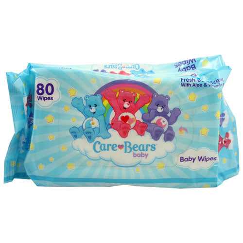BABY WIPES 80CT-CAREBEARS/FRESH