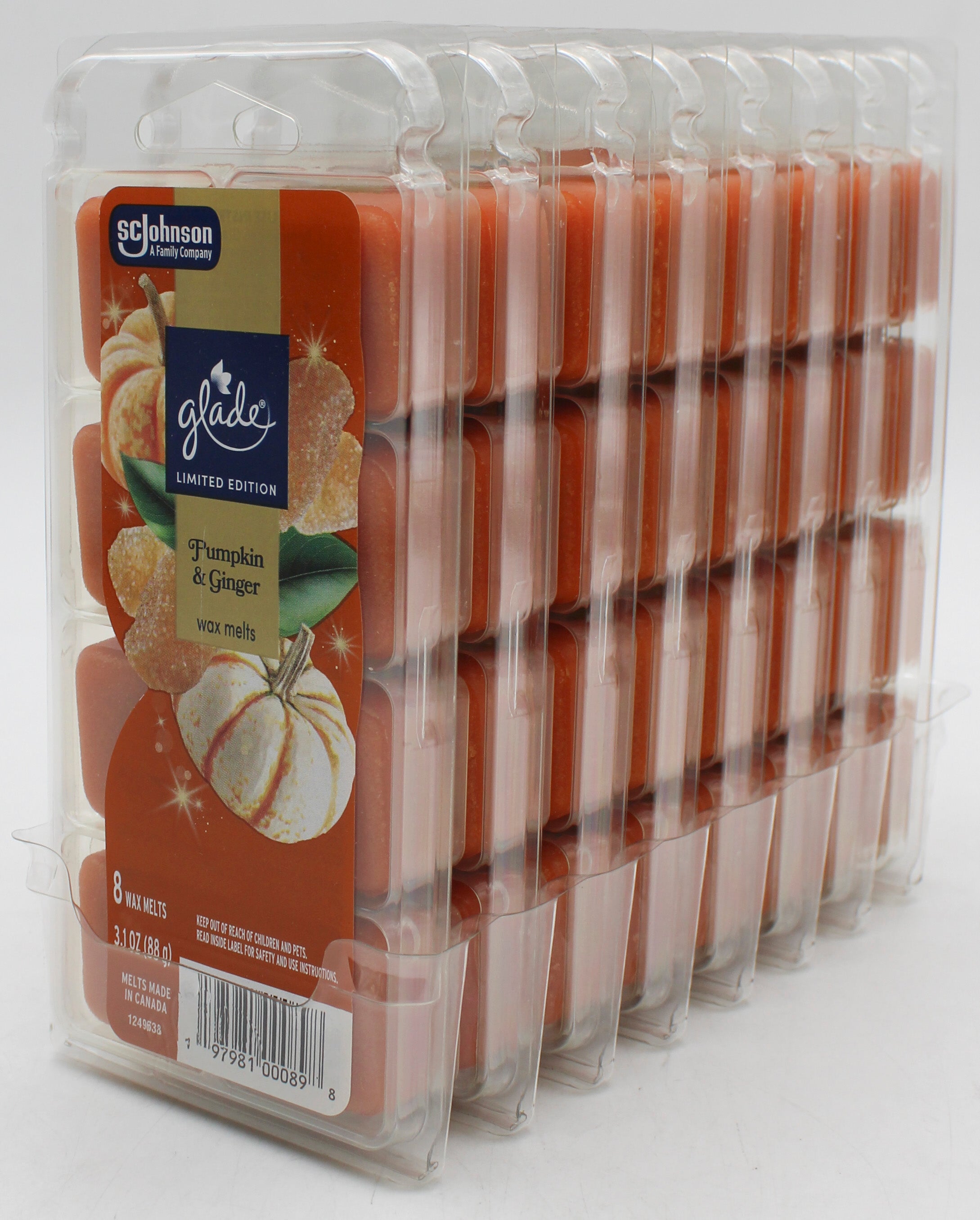 GLADE WAX MELTS PUMPKIN & GINGER 3.1oz US