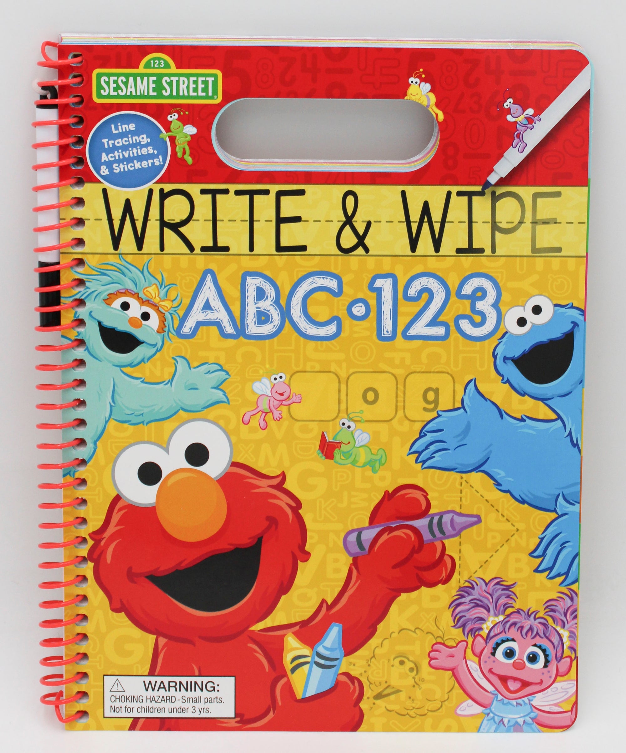 SESAME STREET: WRITE AND WIPE SPIRAL BOUND 60PG PP $12.99