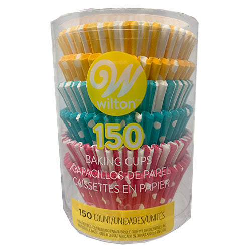 SP WILTON BAKING CUPS 150-CT ASST/COLOR