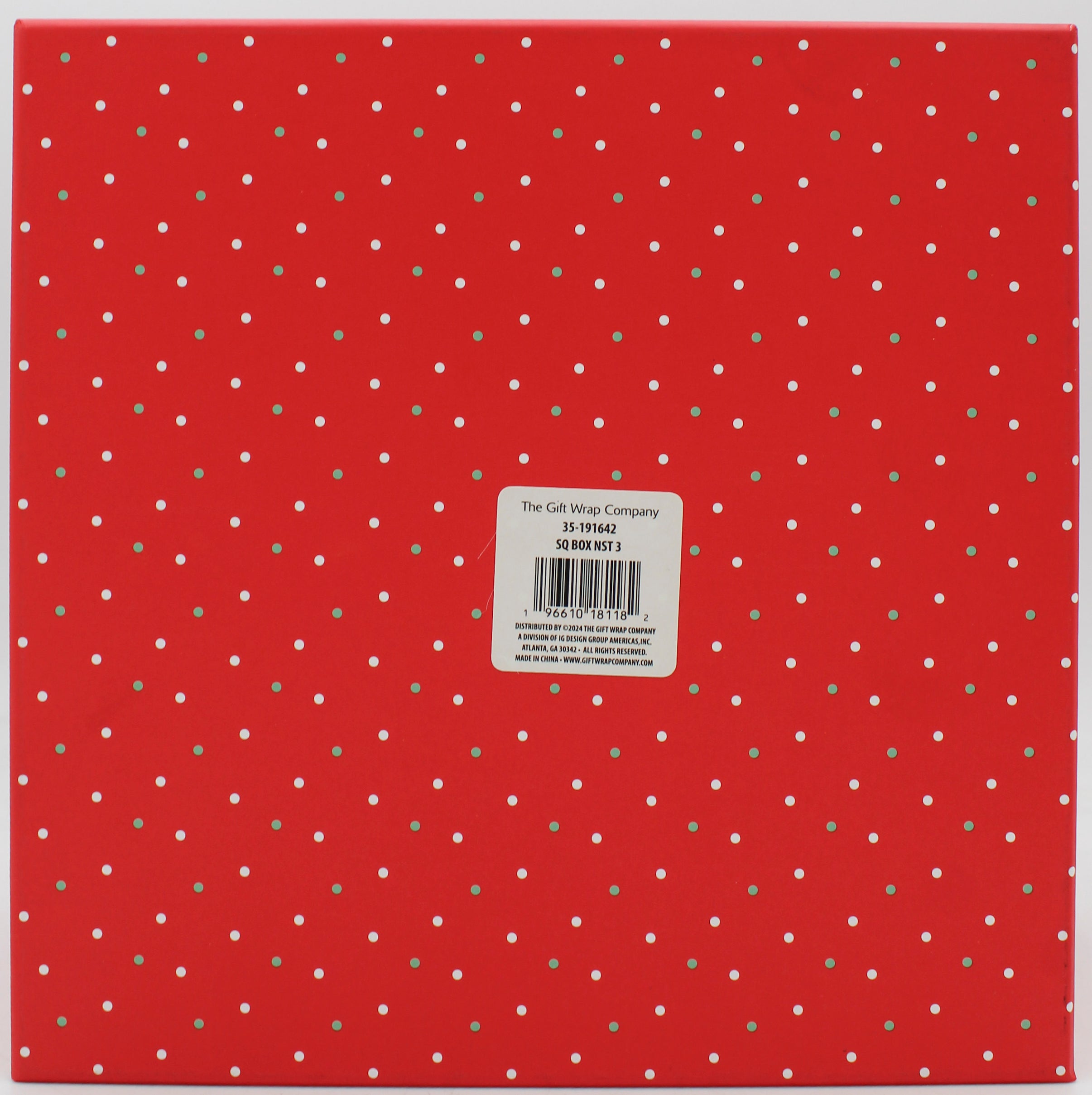 3CT NESTED SQUARE GIFT BOXES - SIMPLE