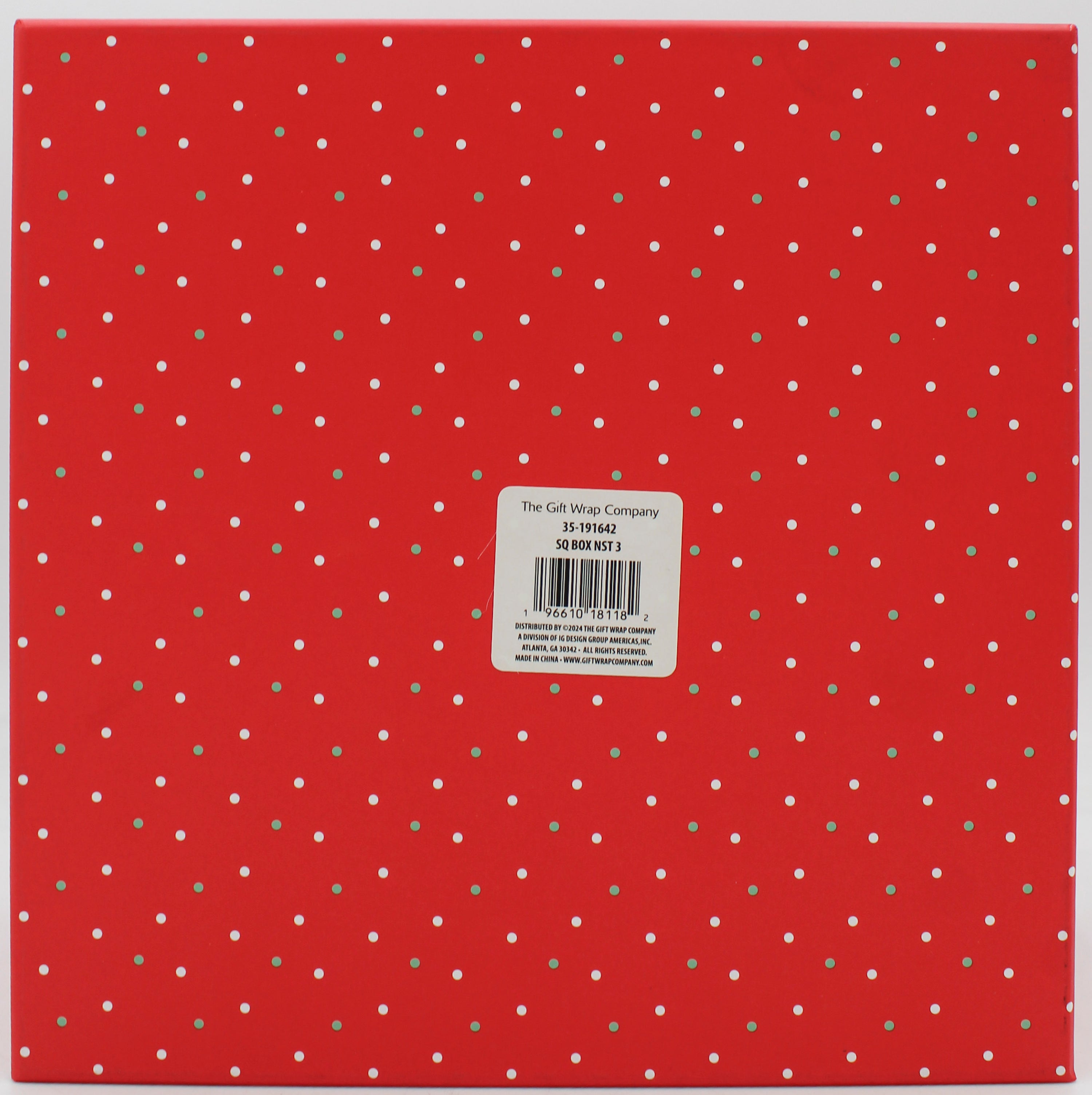 3CT NESTED SQUARE GIFT BOXES - SIMPLE