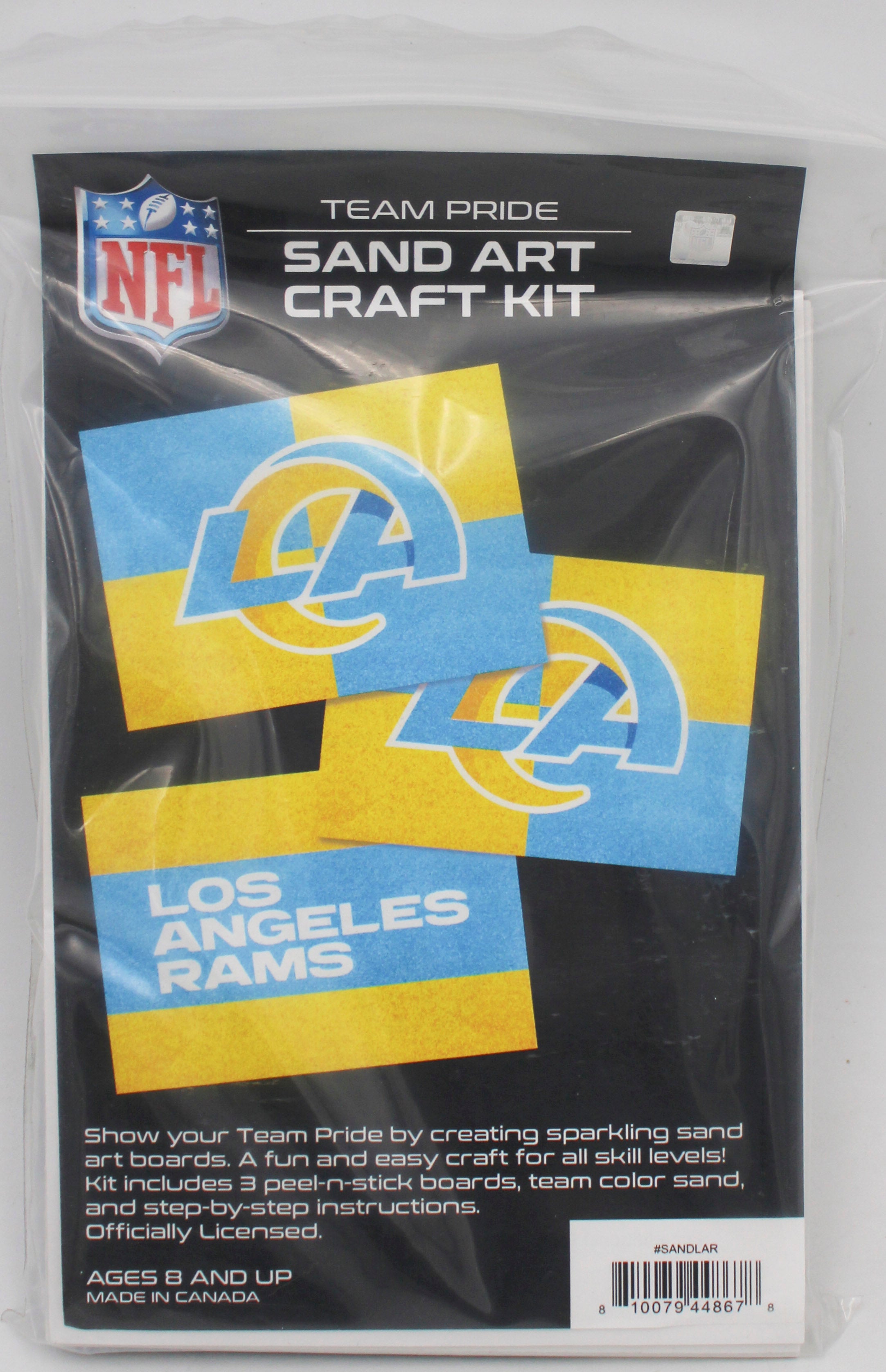 LOS ANGELES RAMS SAND ART CRAFT KIT