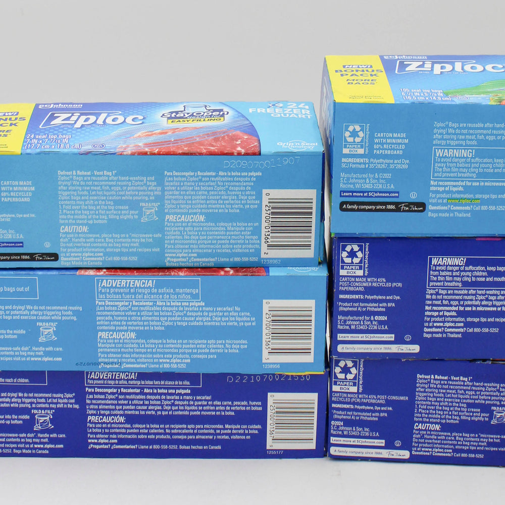 ZIPLOC BACK TO SCHOOL MIXED HALF PALLET