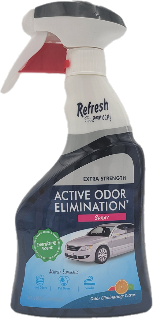 REFRESH YOUR CAR 16.2oz SPRAY ACTIVE ODOR ELIMINATION ENERGIZING CITRUS US