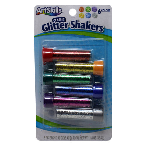 ARTSKLLS GLTTR SHKRS .19oz/6CT-ASST